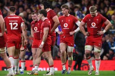 Wales endure latest dark day as France run riot in front of empty seats in Cardiff