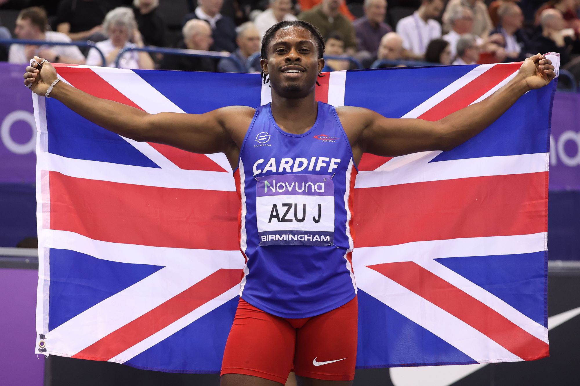 Jeremiah Azu made it two golds in two days