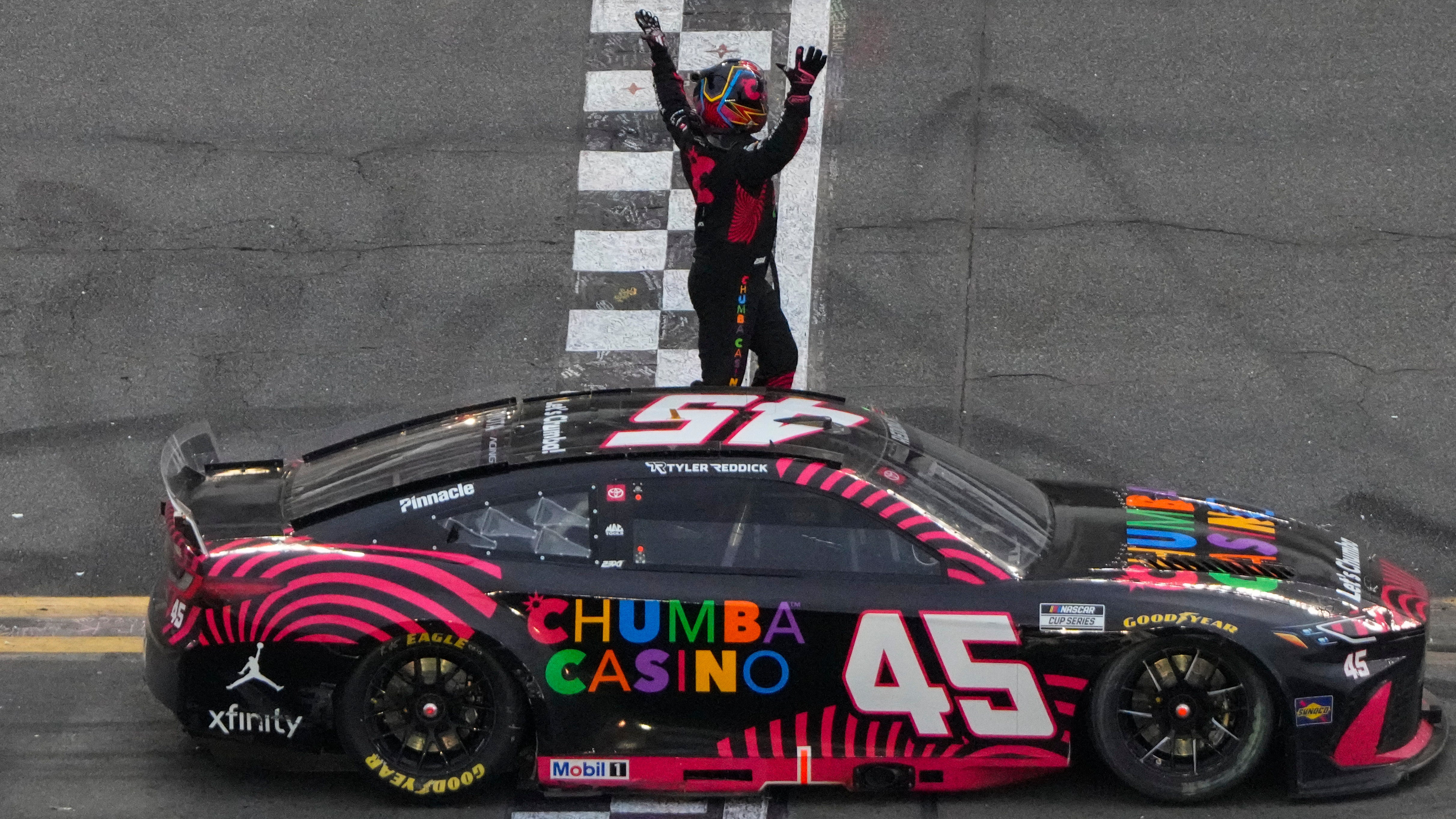 Reddick, a 30-year-old from Corning, California, won for the ninth time in the Cup Series and first time since late in the 2024 season.
