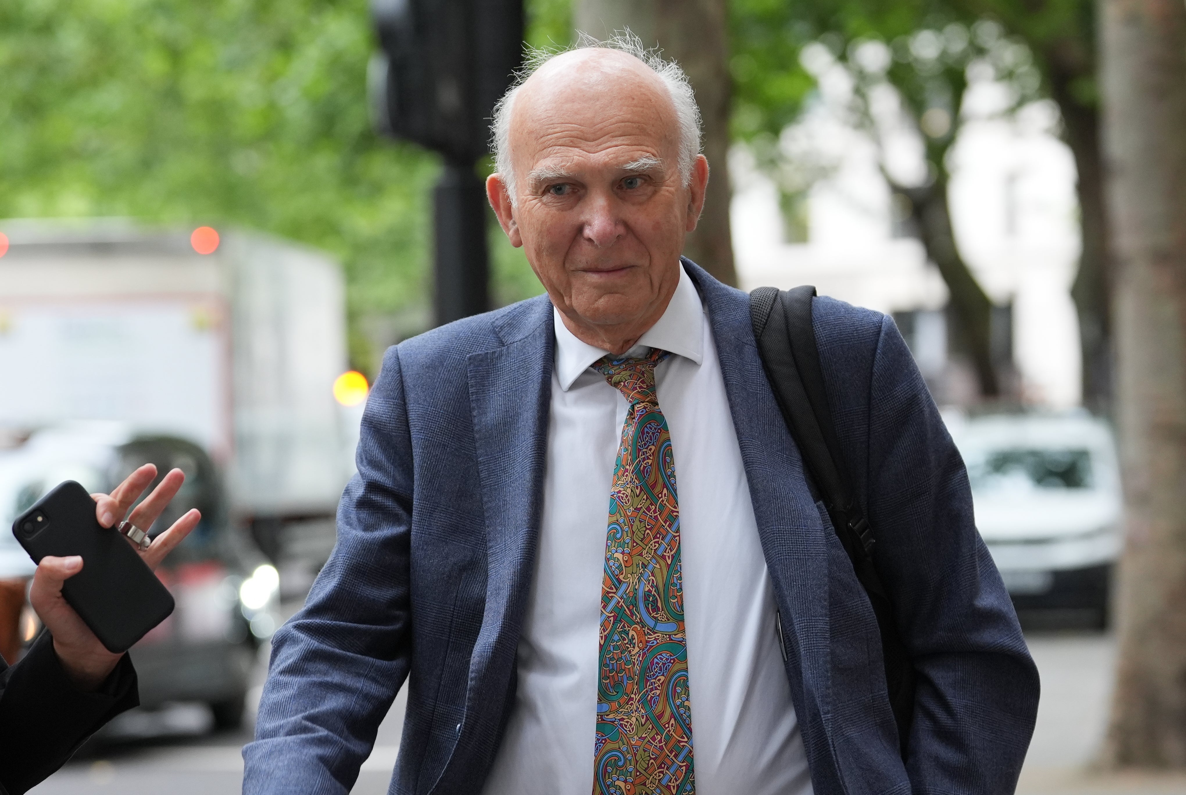 Sir Vince Cable’s time as business secretary overlapped with Andrew’s envoy role (PA)