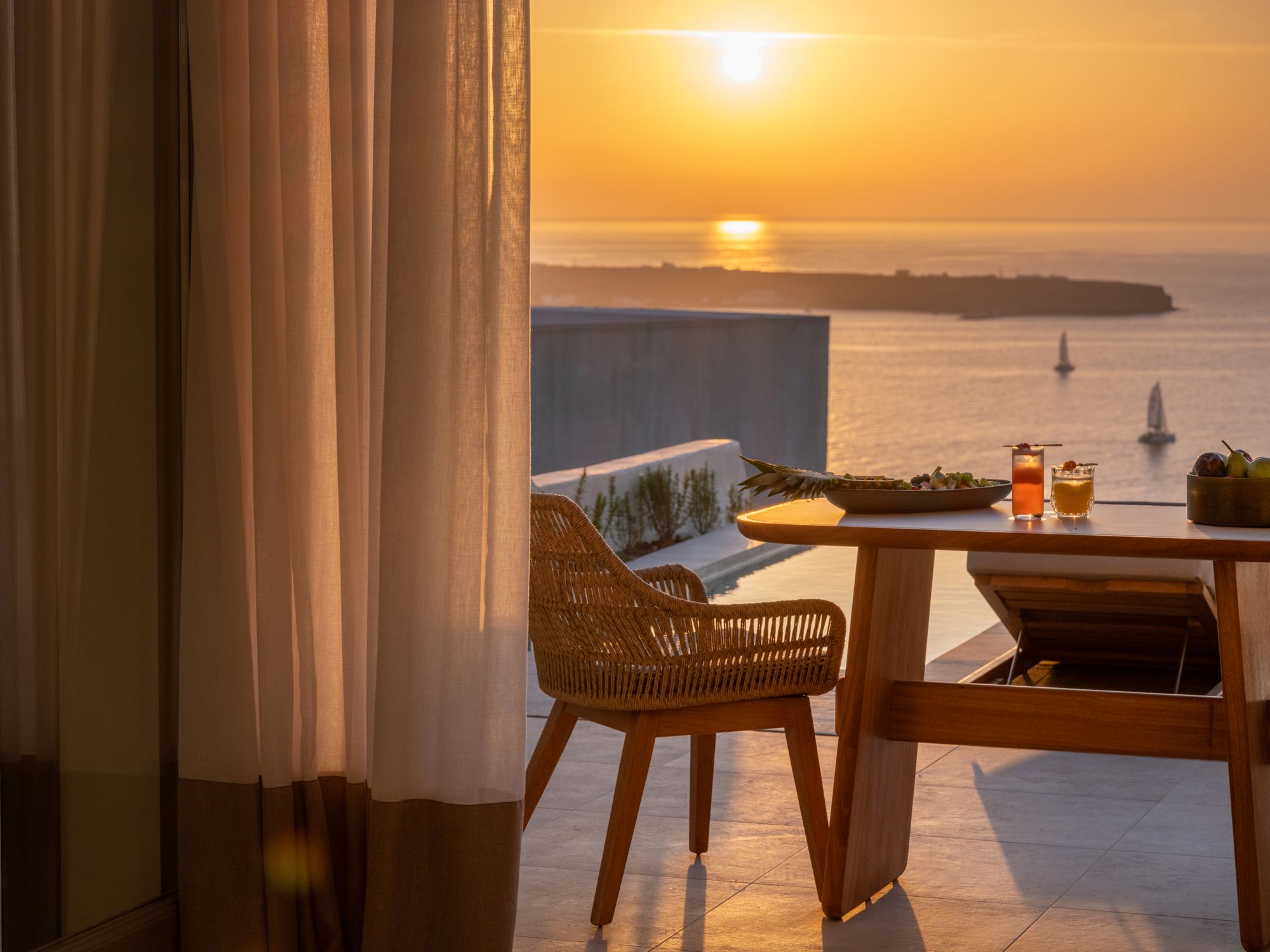 This could be the very best Santorini hotel to watch sunsets from