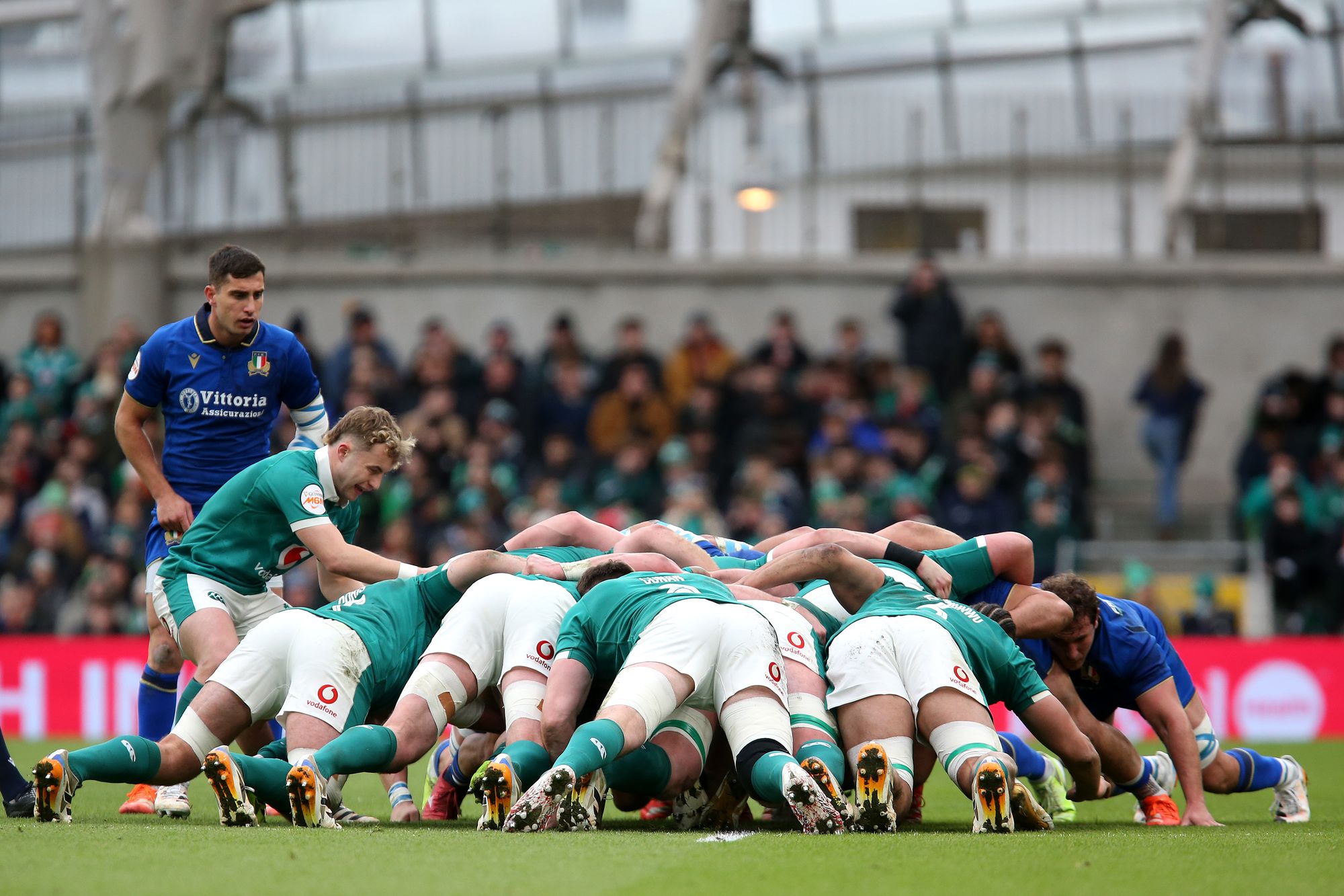 Ireland’s scrum have struggled so far in this year’s Six Nations