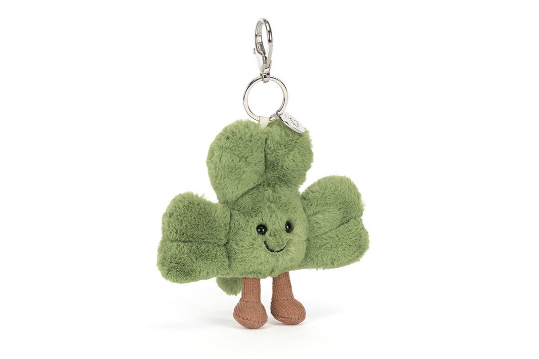 Jellycat Amuseables Siofra shamrock bag charm