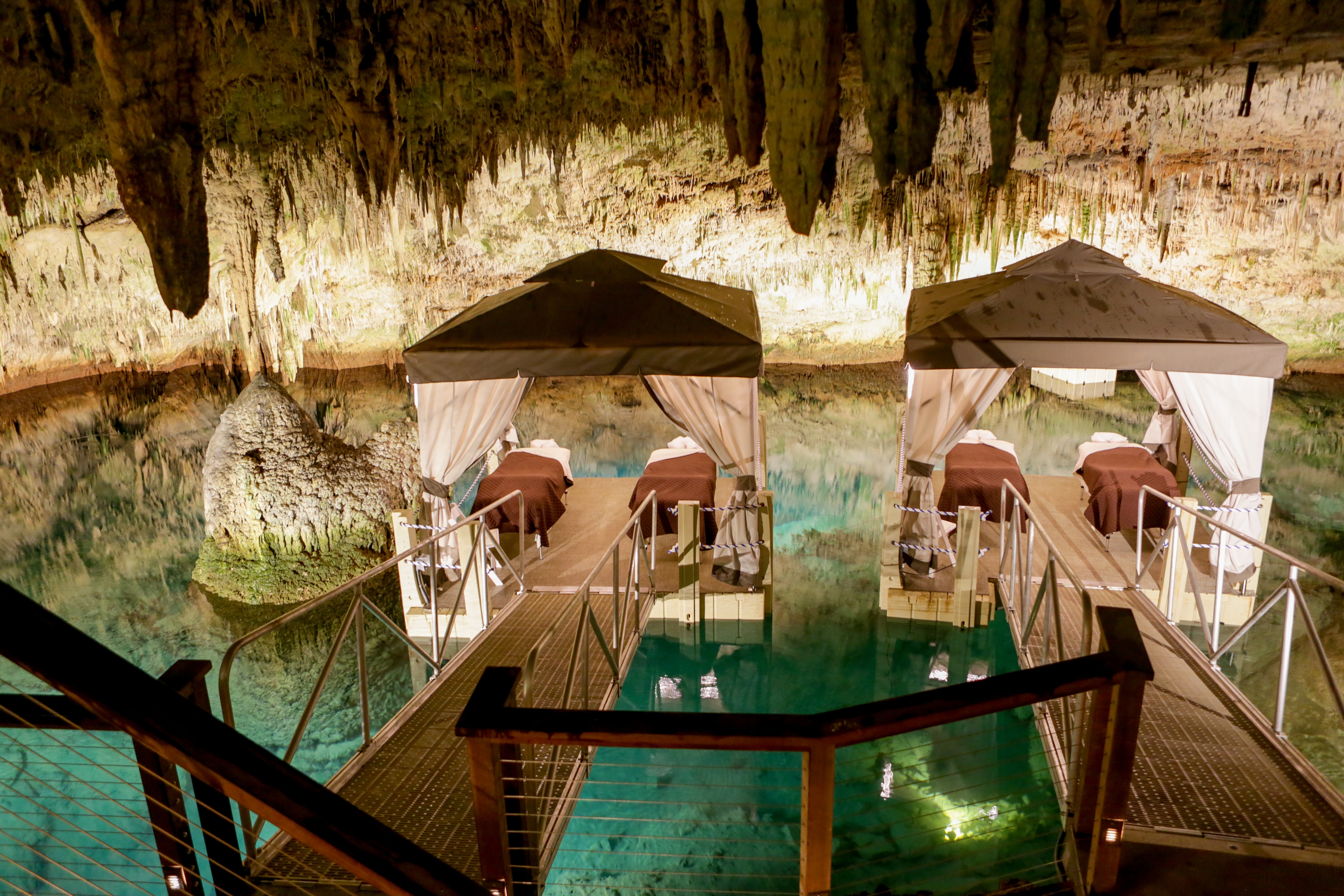 The Luxurious Spa Experience in a Cave at the Grotto Bay Beach Resort & Spa in Bermuda