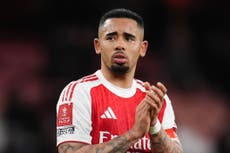 Gabriel Jesus: Arsenal face ‘tough’ Wolves challenge before north London derby
