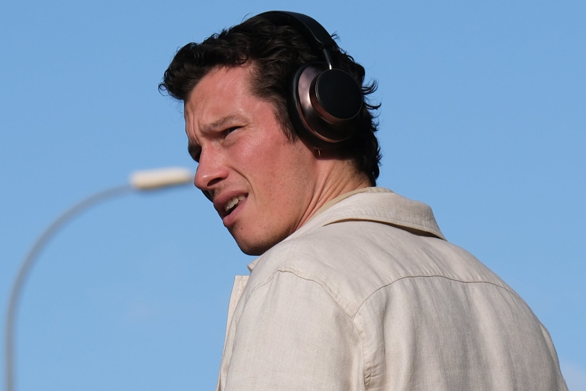 <p>Callum Turner in ‘Rosebush Pruning’</p>