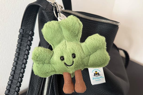 Jellycat Amuseables Siofra shamrock bag charm