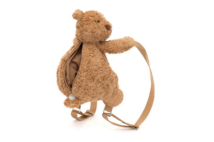 Jellycat Bartholomew bear backpack
