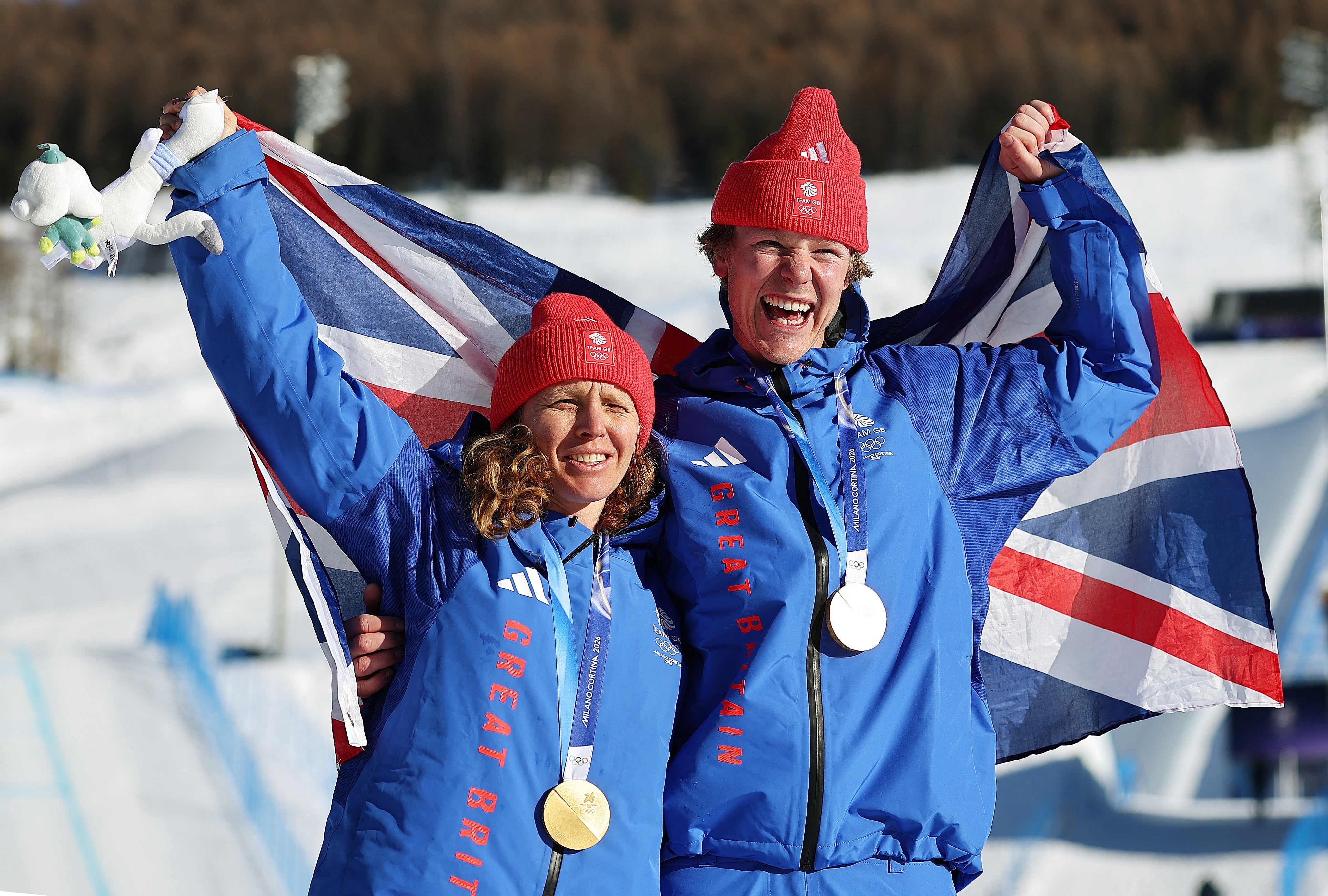After missing out on the podium in the individual events, Nightingale and Bankes won gold as a team