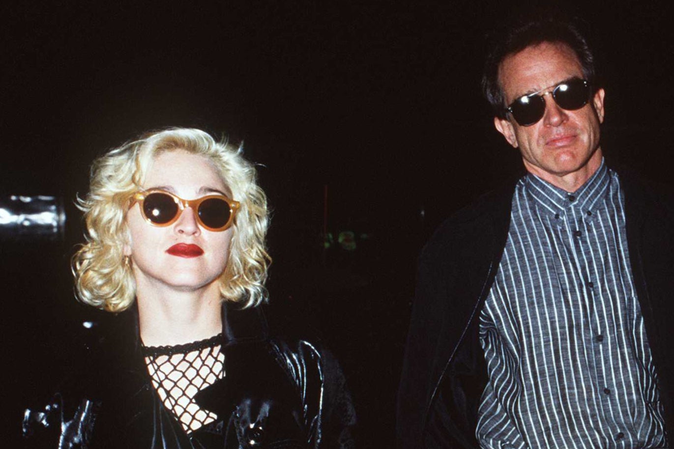 Мадона и Ворен Бити заједно 1990