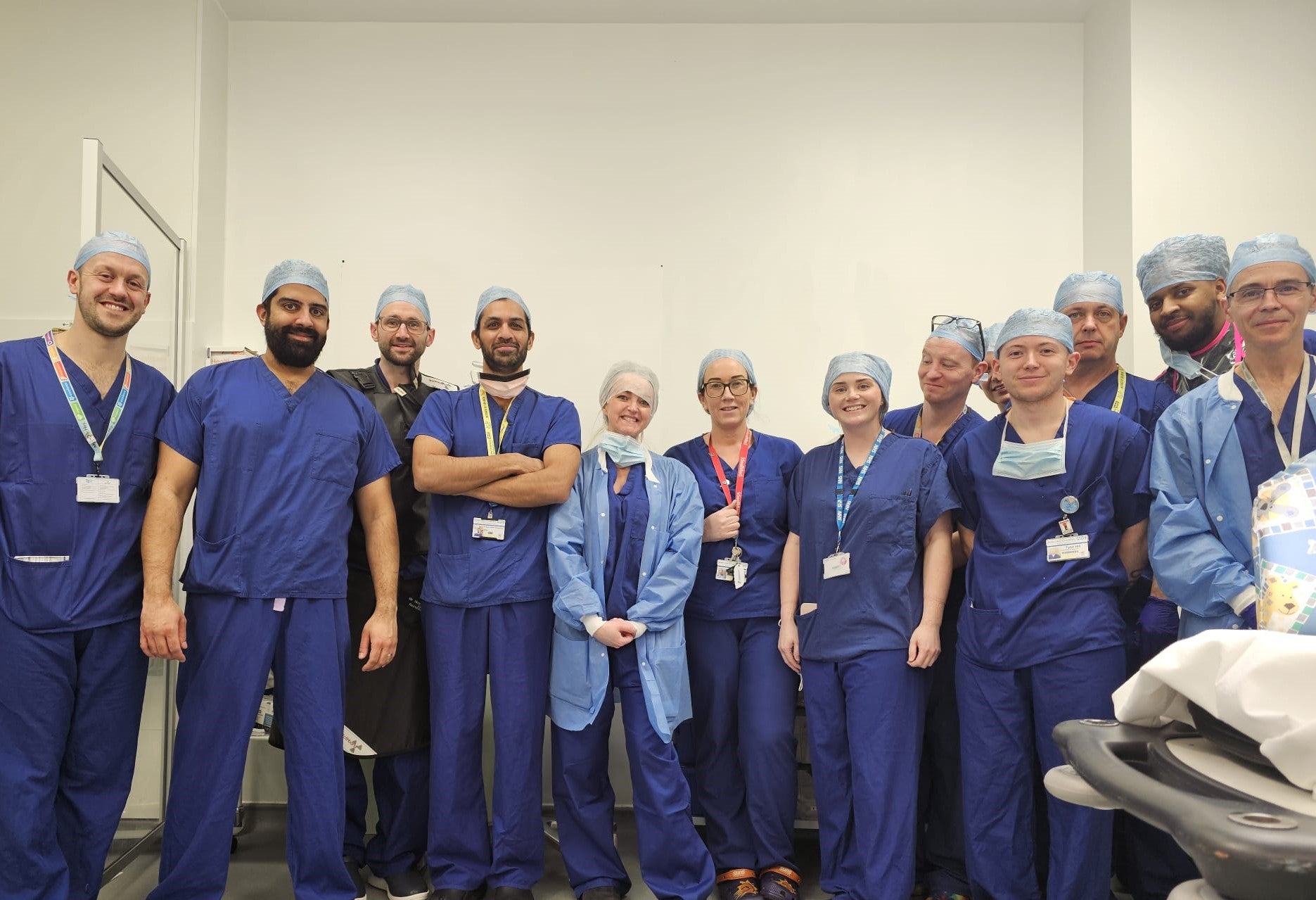 The limb reconstruction team at Alder Hey Children’s Hospital in Liverpool (Alder Hey/PA)