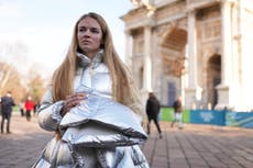 A Russian woman’s powerful Ukraine protest at the Winter Olympics opening ceremony