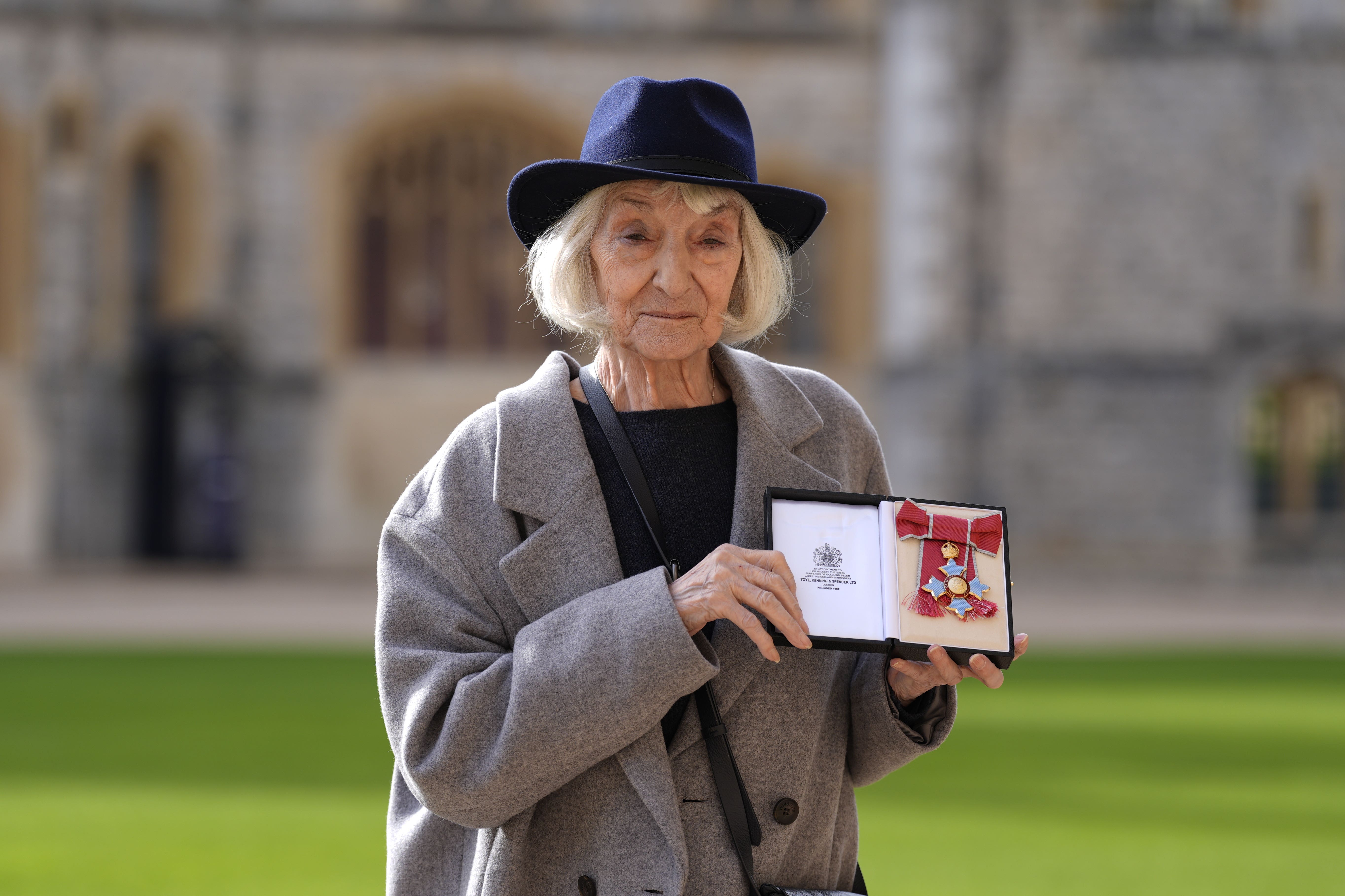 Actress Jane Lapotaire after being made a Commander of the Order of the British Empire at Windsor Castle (Andrew Matthews/PA)