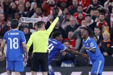 Real Madrid’s Champions League clash with Benfica halted over alleged racist incident