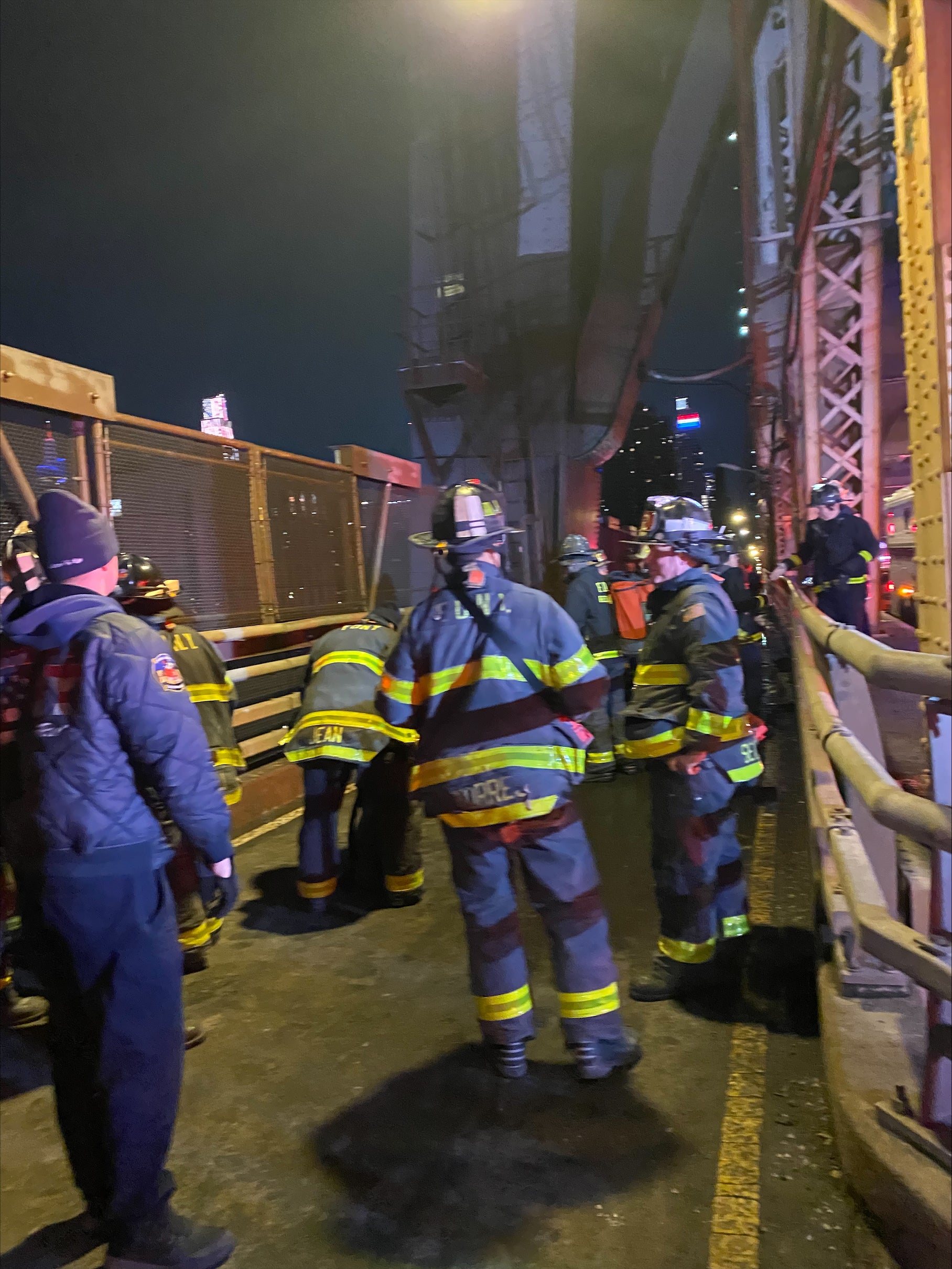 A teenage boy has been rescued after falling 50 feet into a shaft on a New York City bridge during a TikTok stunt that reportedly went horribly wrong