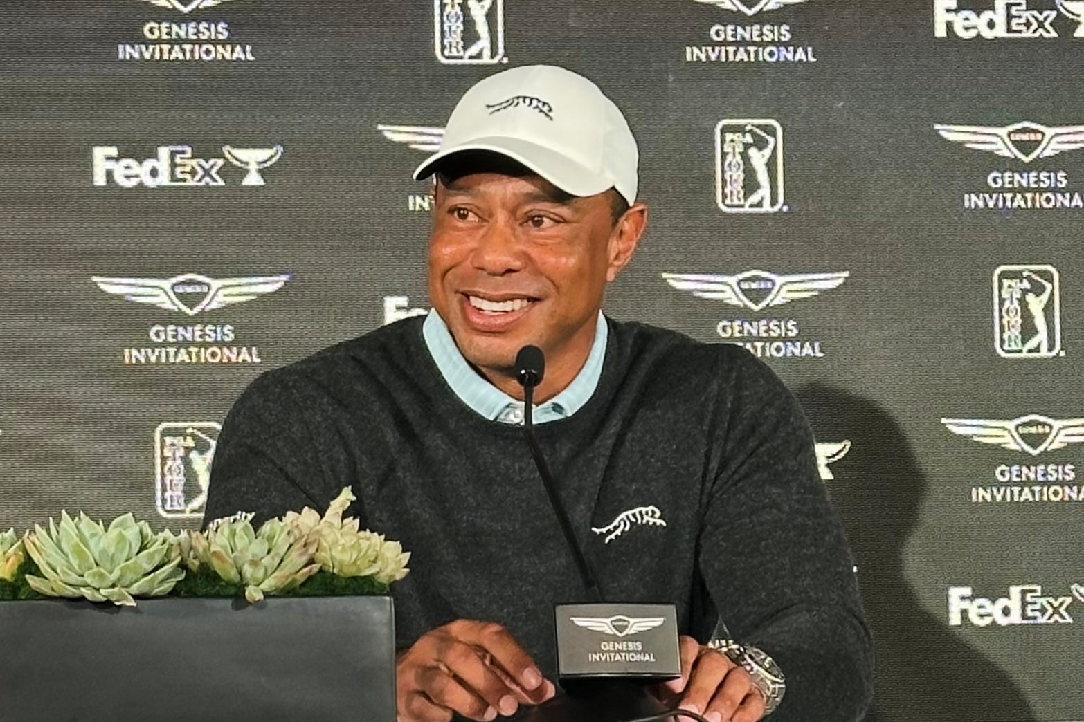Tiger Woods has suggested he could play at the Masters this year