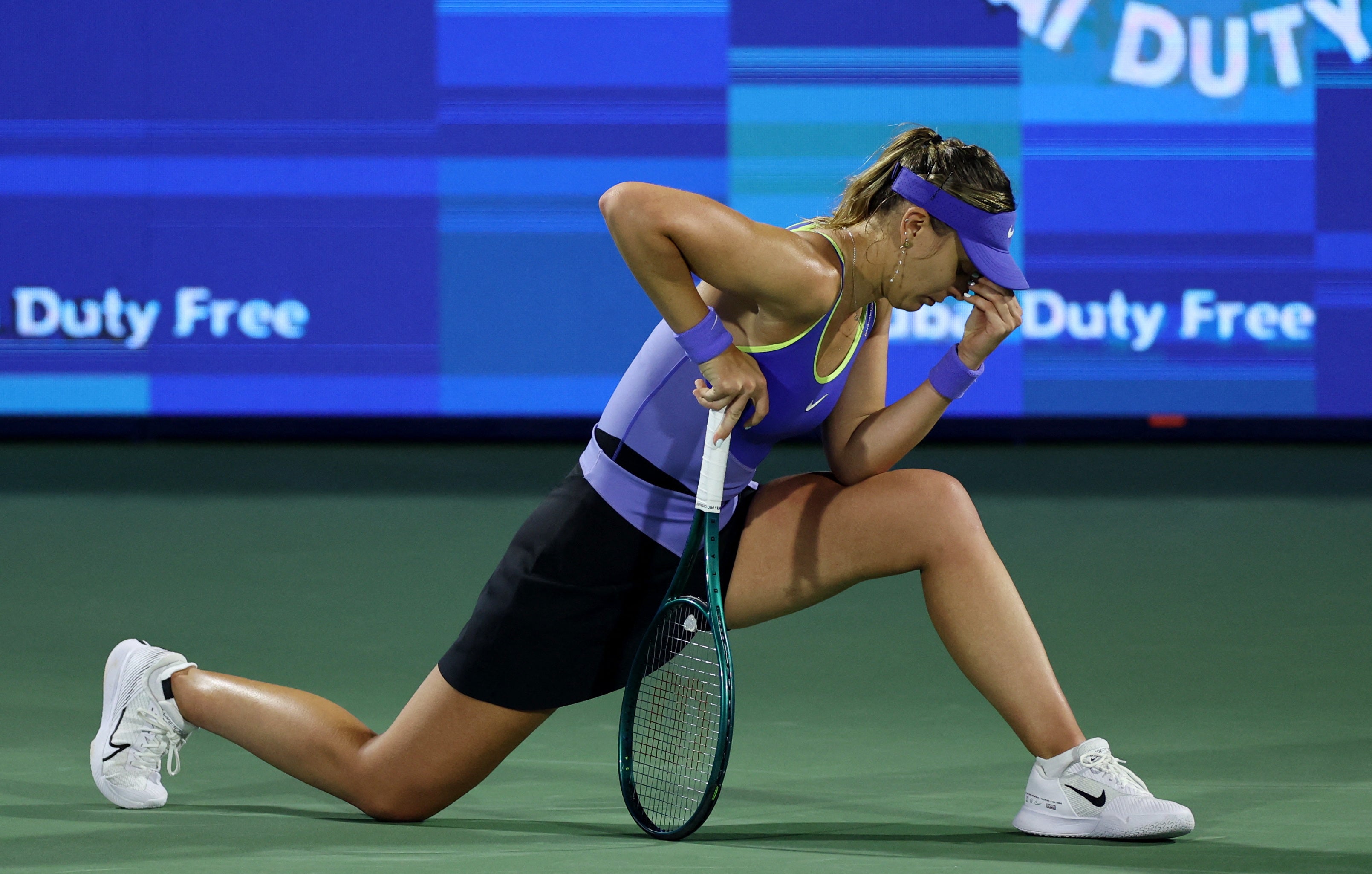 Badosa retired from her match on Tuesday