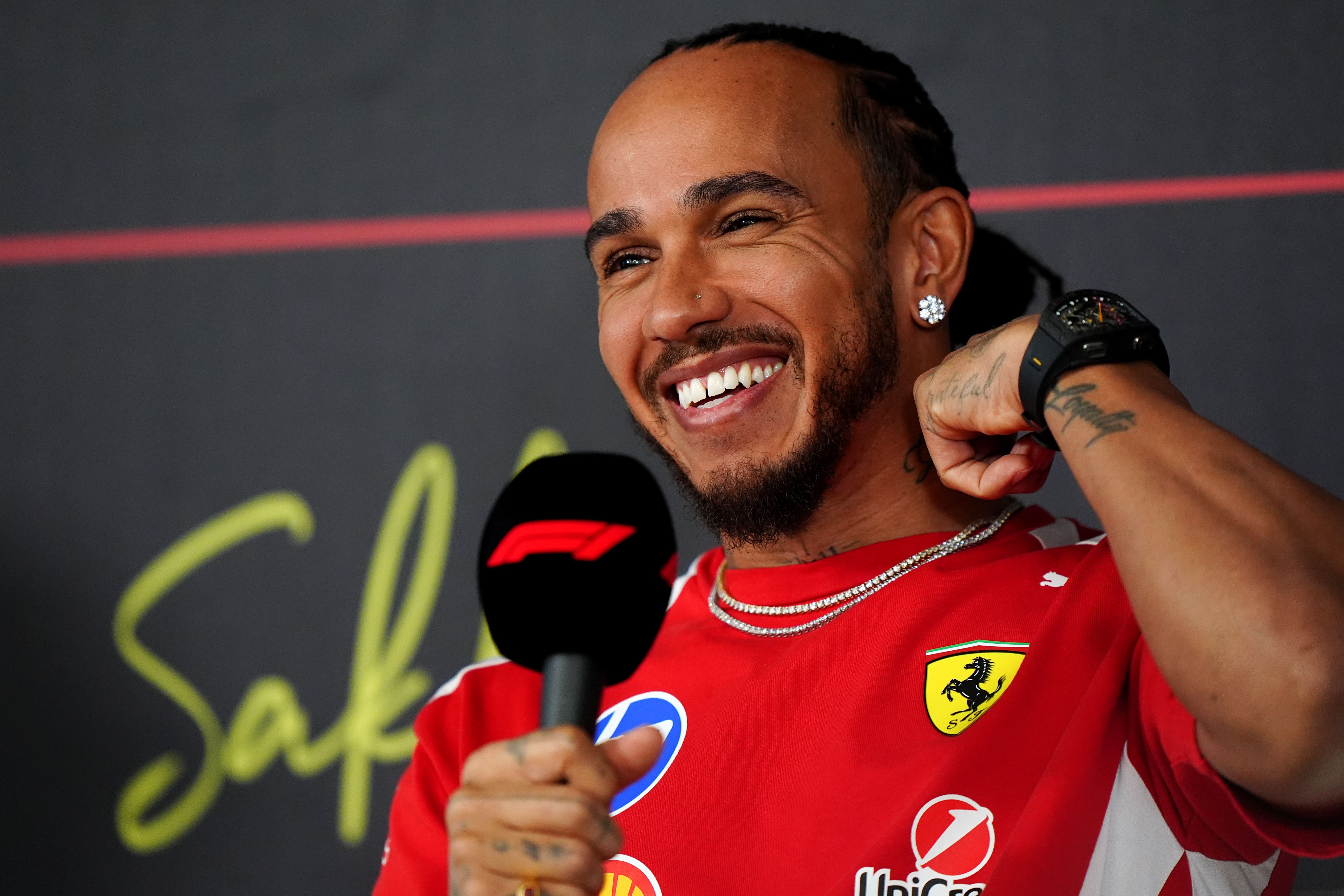 Lewis Hamilton is excited for his prospects in the 2026 season (Bradley Collyer/PA)