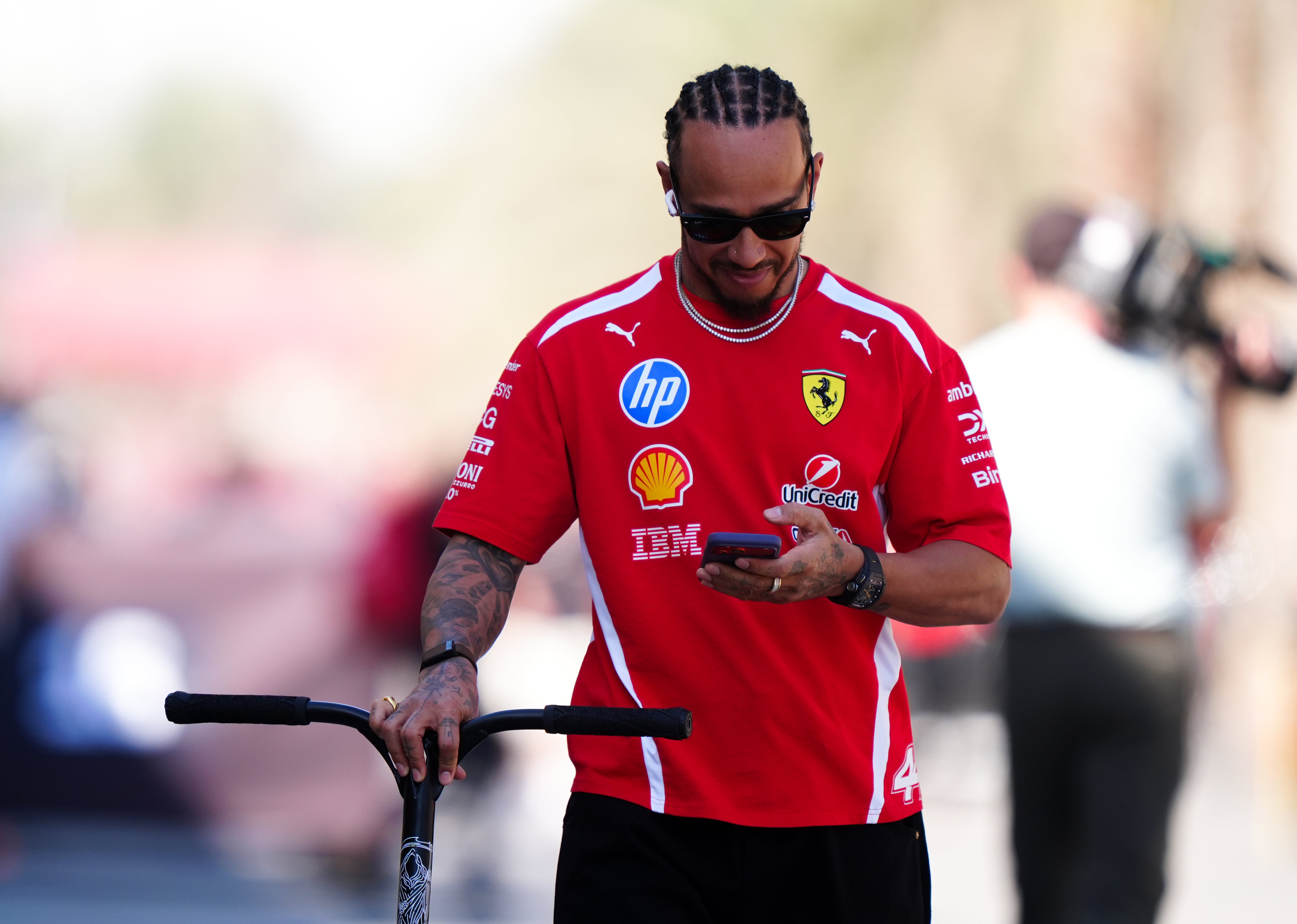 Lewis Hamilton is eyeing improvement this year at Ferrari