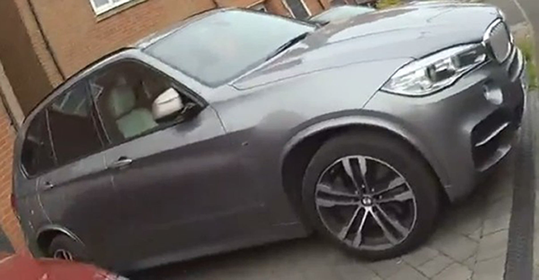 One of the BMW cars seized from Shaw