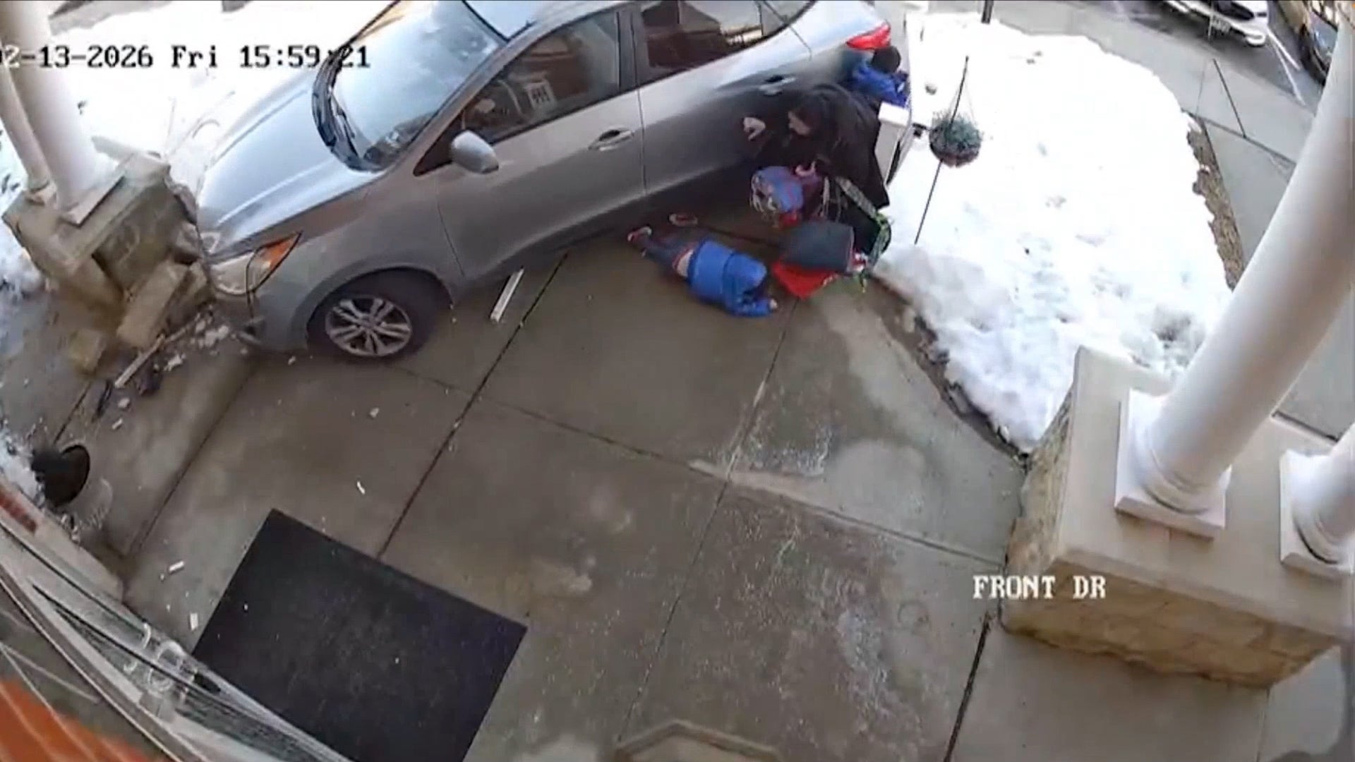 <p>Mother and two young children have miracle escape after SUV crashes into pre-school</p>