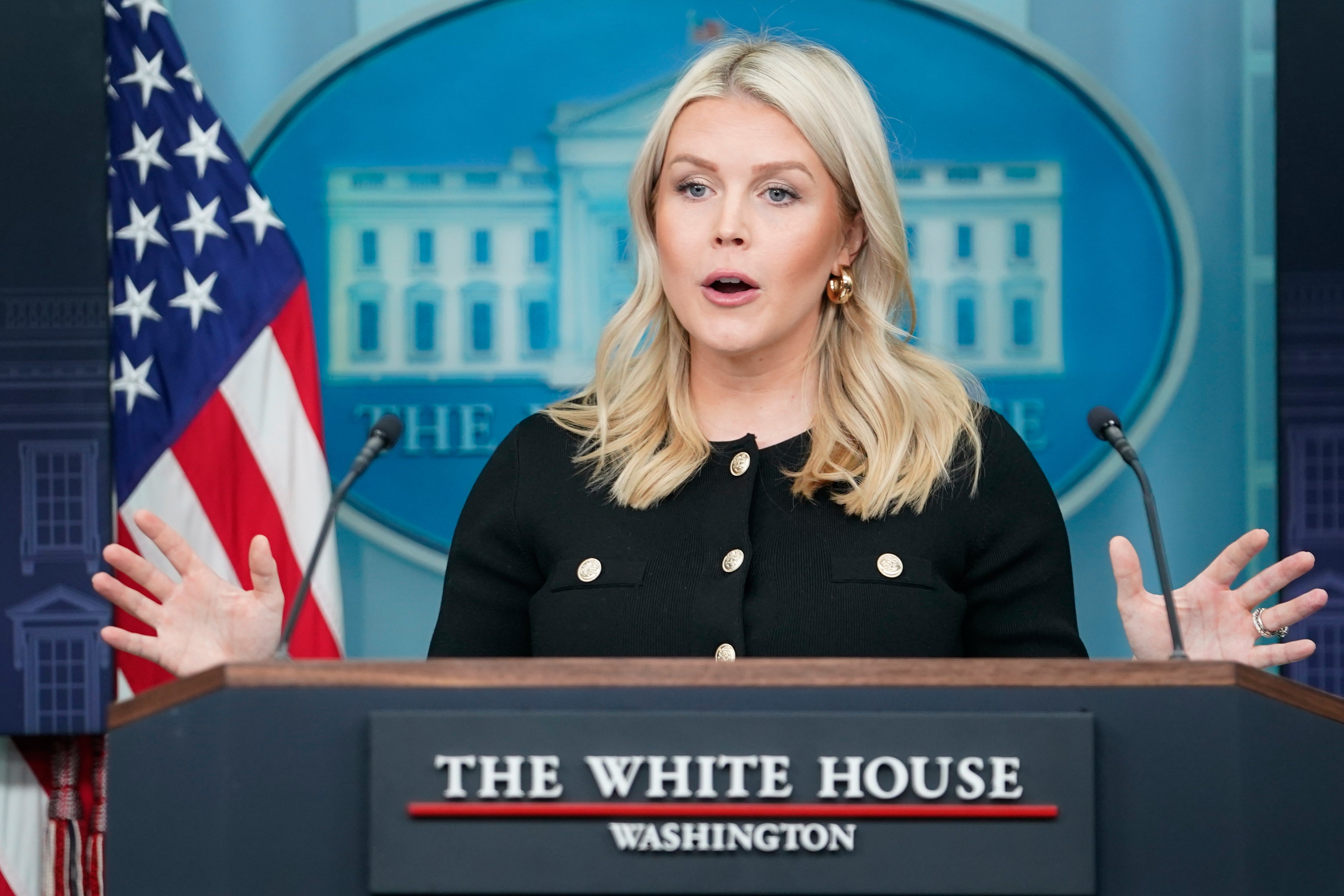 <p>Karoline Leavitt said that any Truth Social post is ‘directly’ from President Donald Trump. But weeks ago the White House blamed a staffer for a post that many called racist</p>