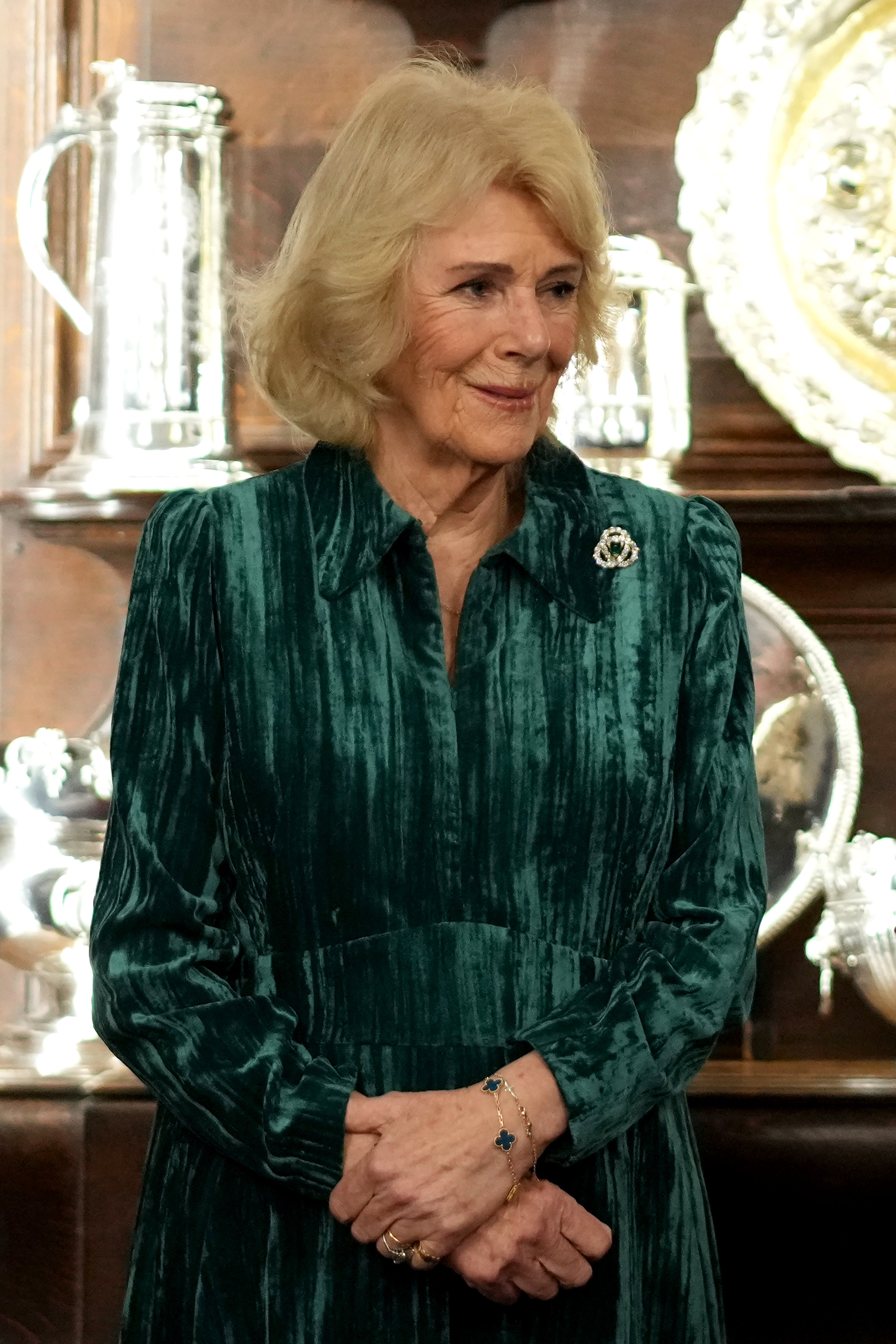 Her last visit to Vintners’ Hall was in 2017, when she became a liveryman as the Duchess of Cornwall