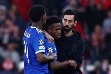 ‘A disgrace to football’: Vinicius Jr reports racist abuse as Real Madrid match halted