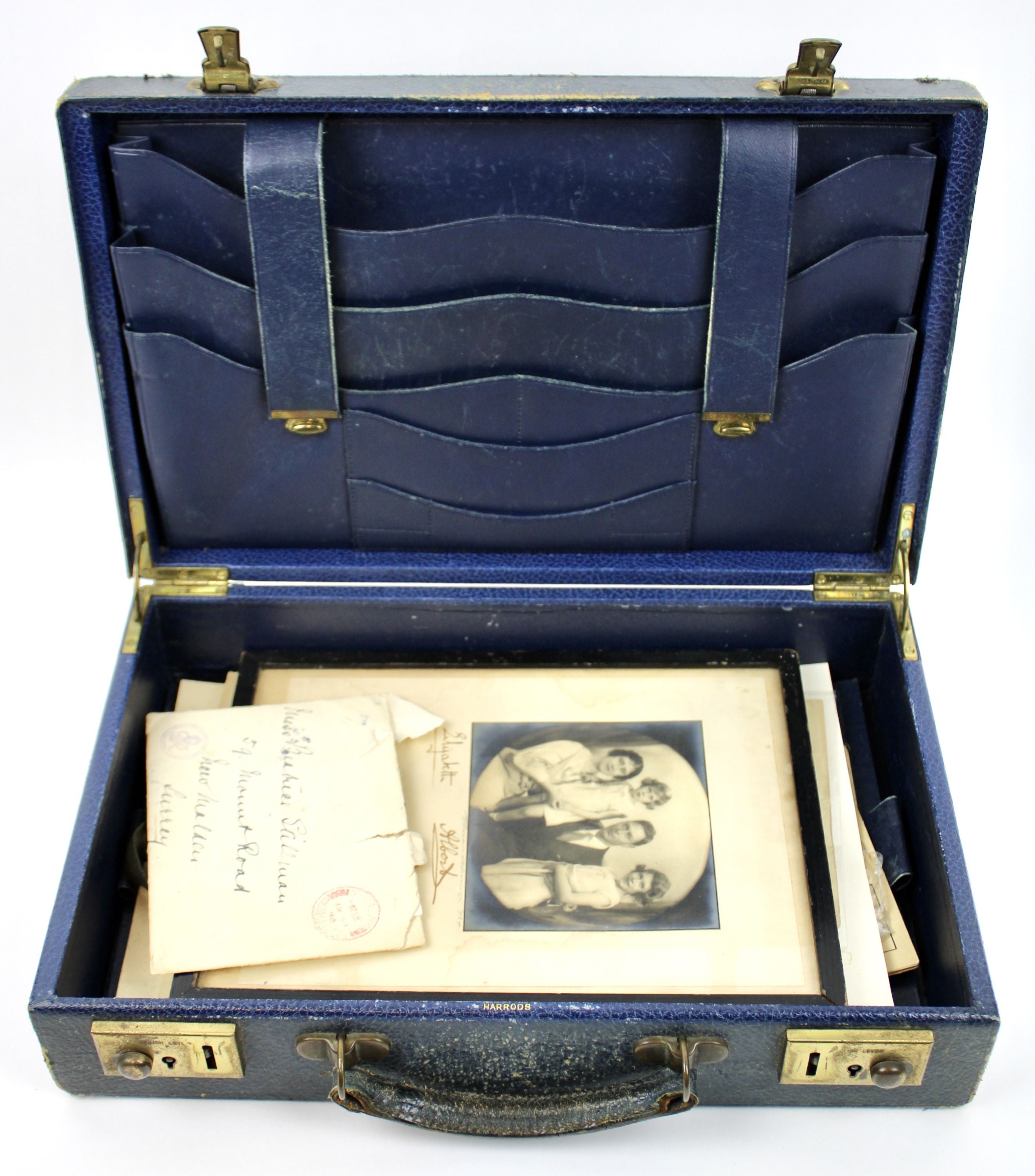 The suitcase containing the rare documents