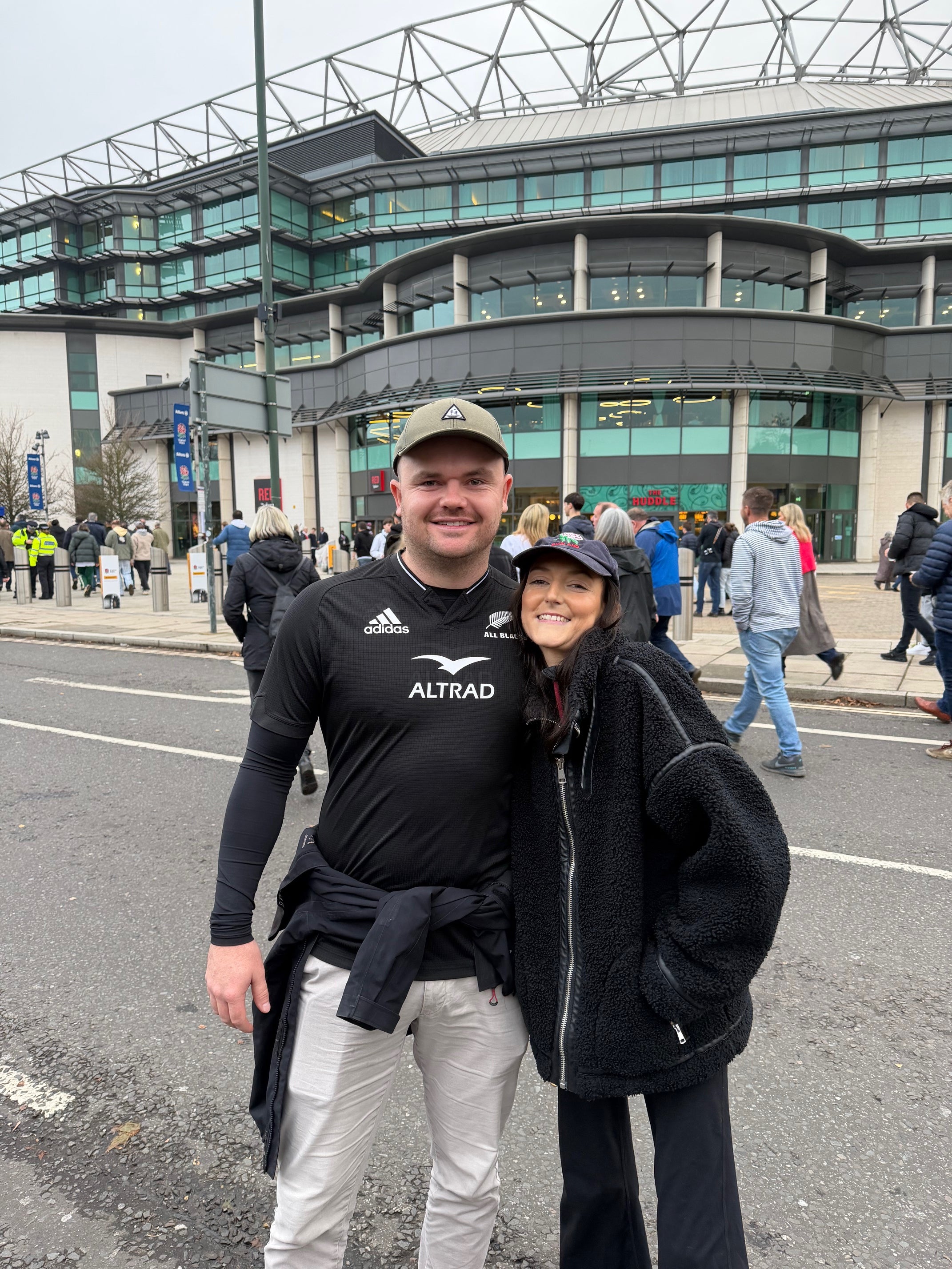 Tamara Mulley and her partner, Nathan