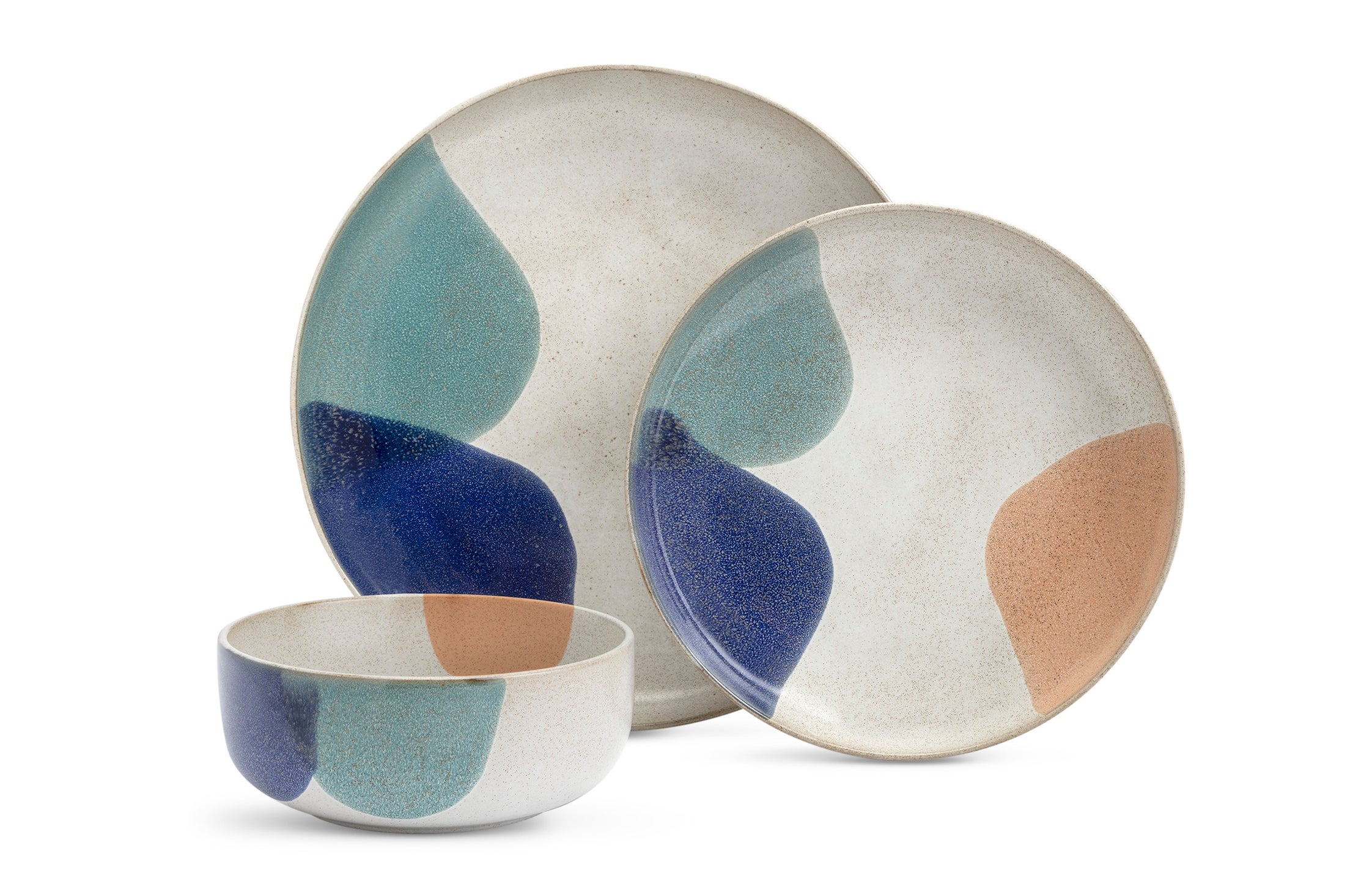 Habitat 60 Recast 12-Piece Stoneware Dinner Set, Habitat