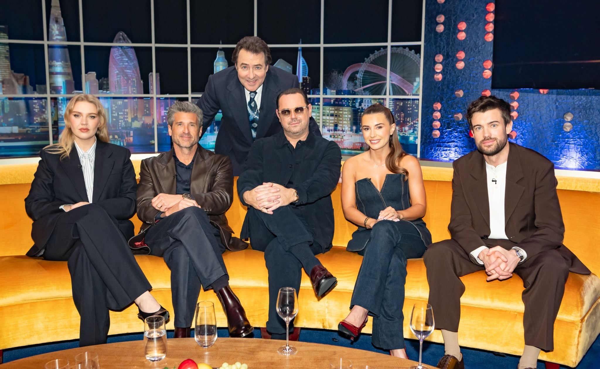 Данни и Дани Диер у 'Тхе Јонатхан Росс Схов' са Самопоштовањем, Патриком Демпсеием и Јацк Вхитехаллом