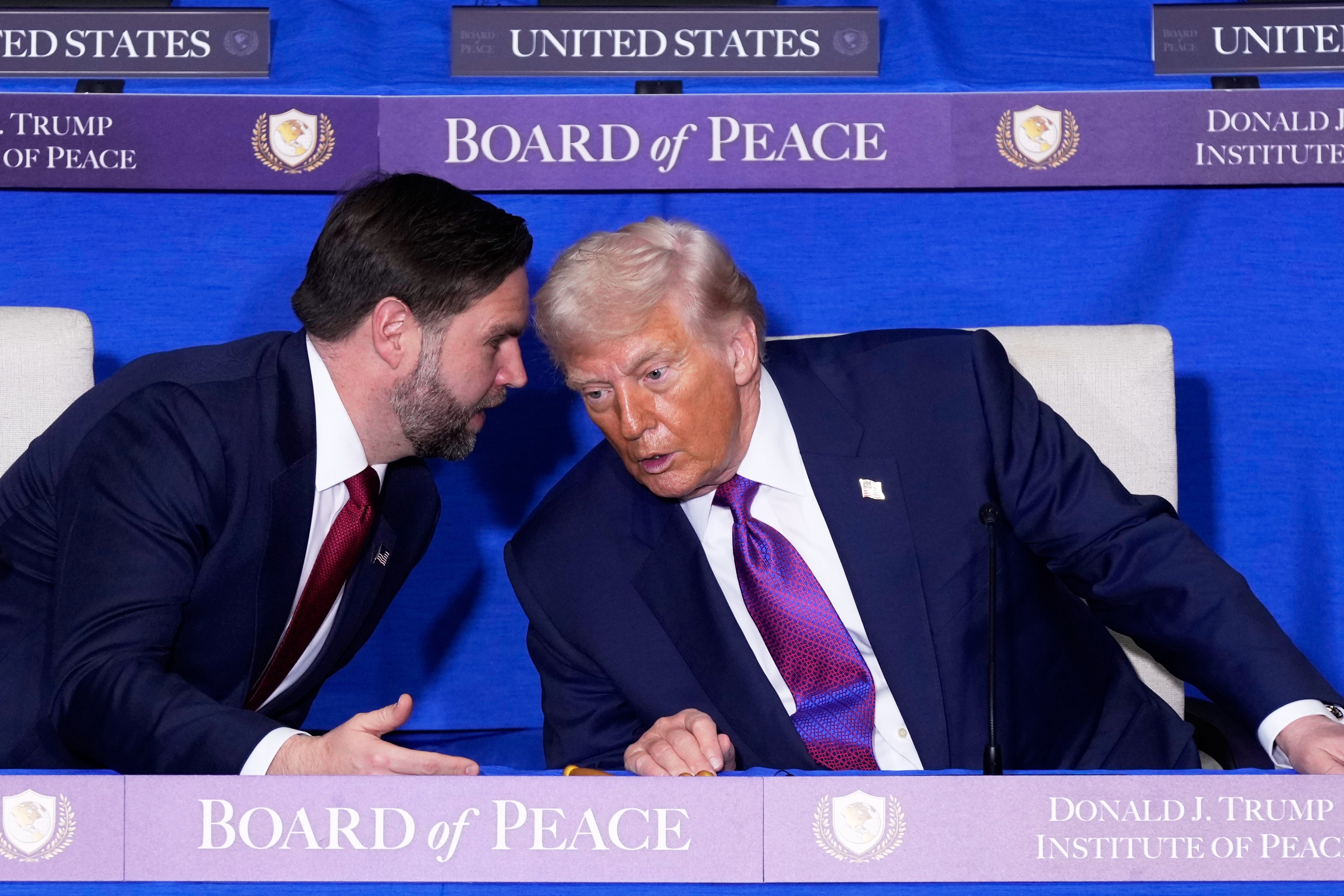 President Donald Trump said Iran must make a deal with the U.S. or ‘bad things will happen’ during Thursday’s inaugural Board of Peace meeting