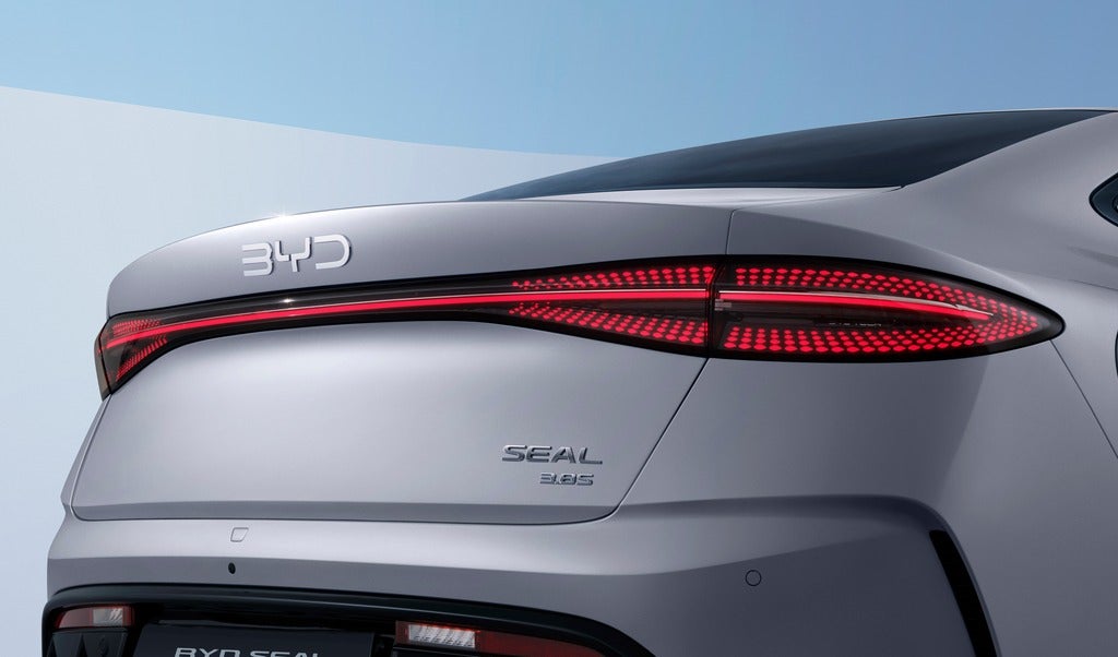 The badges have moved on the back of the 2026 BYD Seal, with the 0-62mph time added for good measure