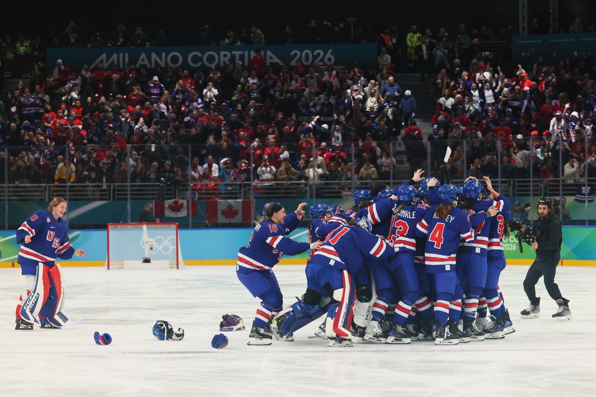 USA vs Canada women’s hockey final live: USA win gold medal game against Canada after overtime goal