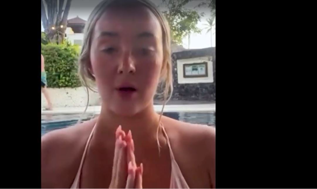 Gemma Doyle issued an apology after stealing a bikini from a store in Bali