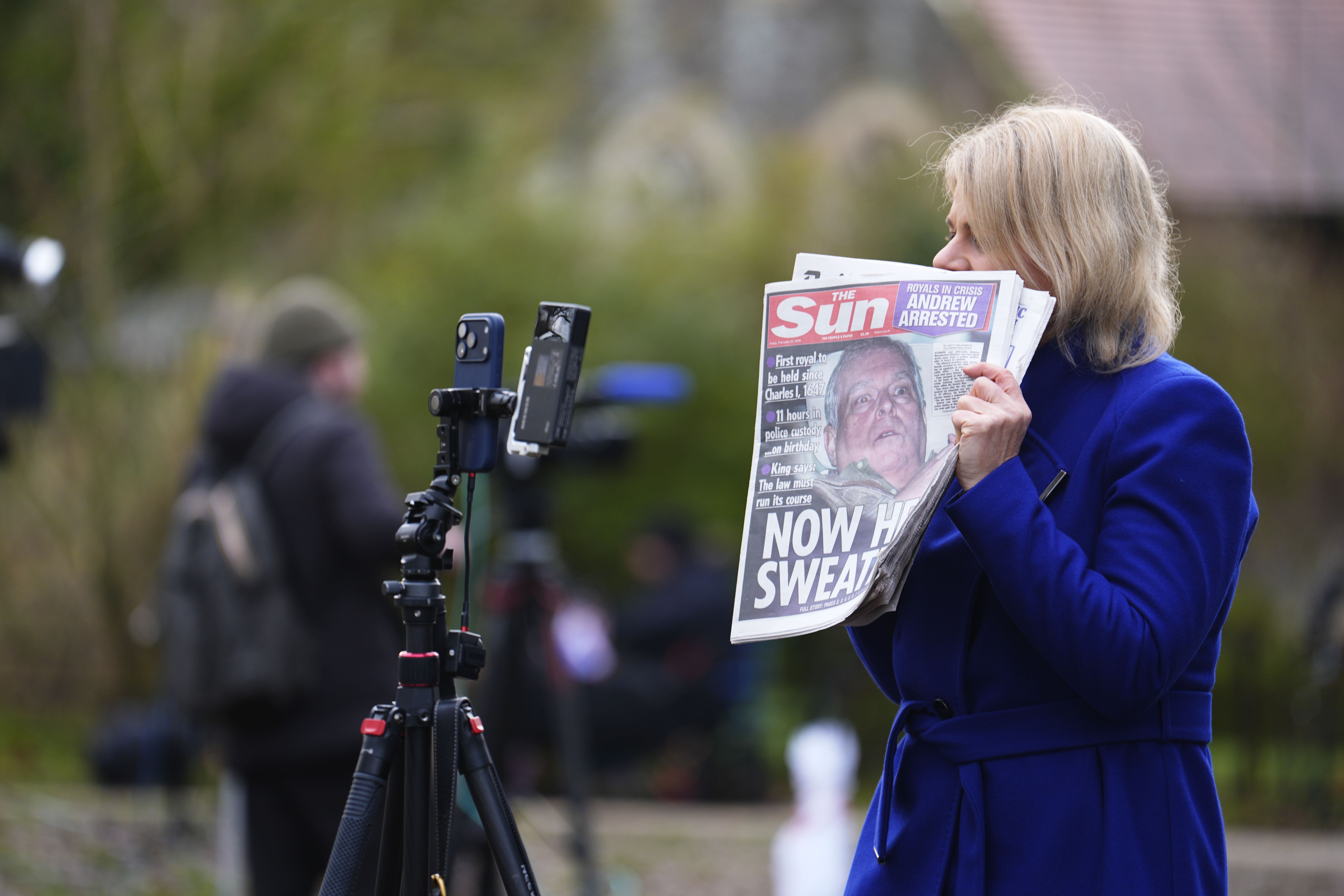 Andrew Mountbatten-Windsor was sensationally arrested (PA)