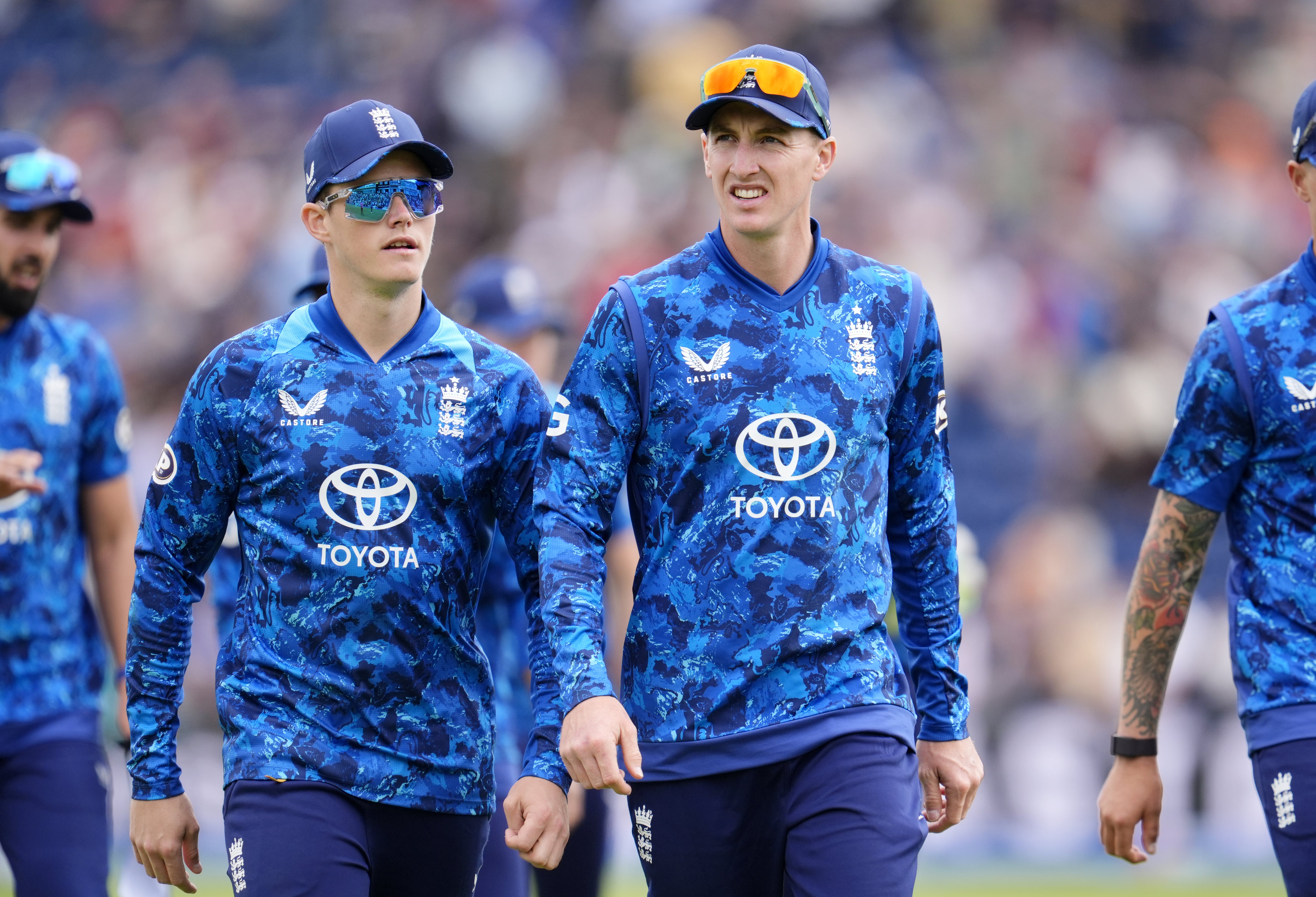 Bethell, left, and Harry Brook, right, are under investigation by the Cricket Regulator (Nick Potts/PA)