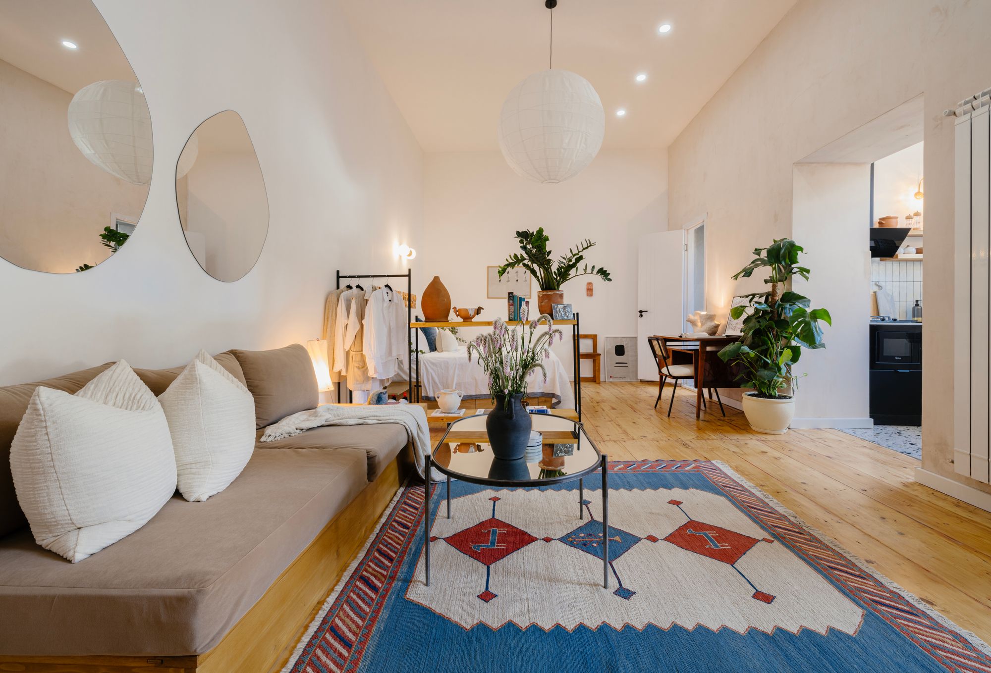 This Tbilisi Airbnb has a clever layout for solo stays