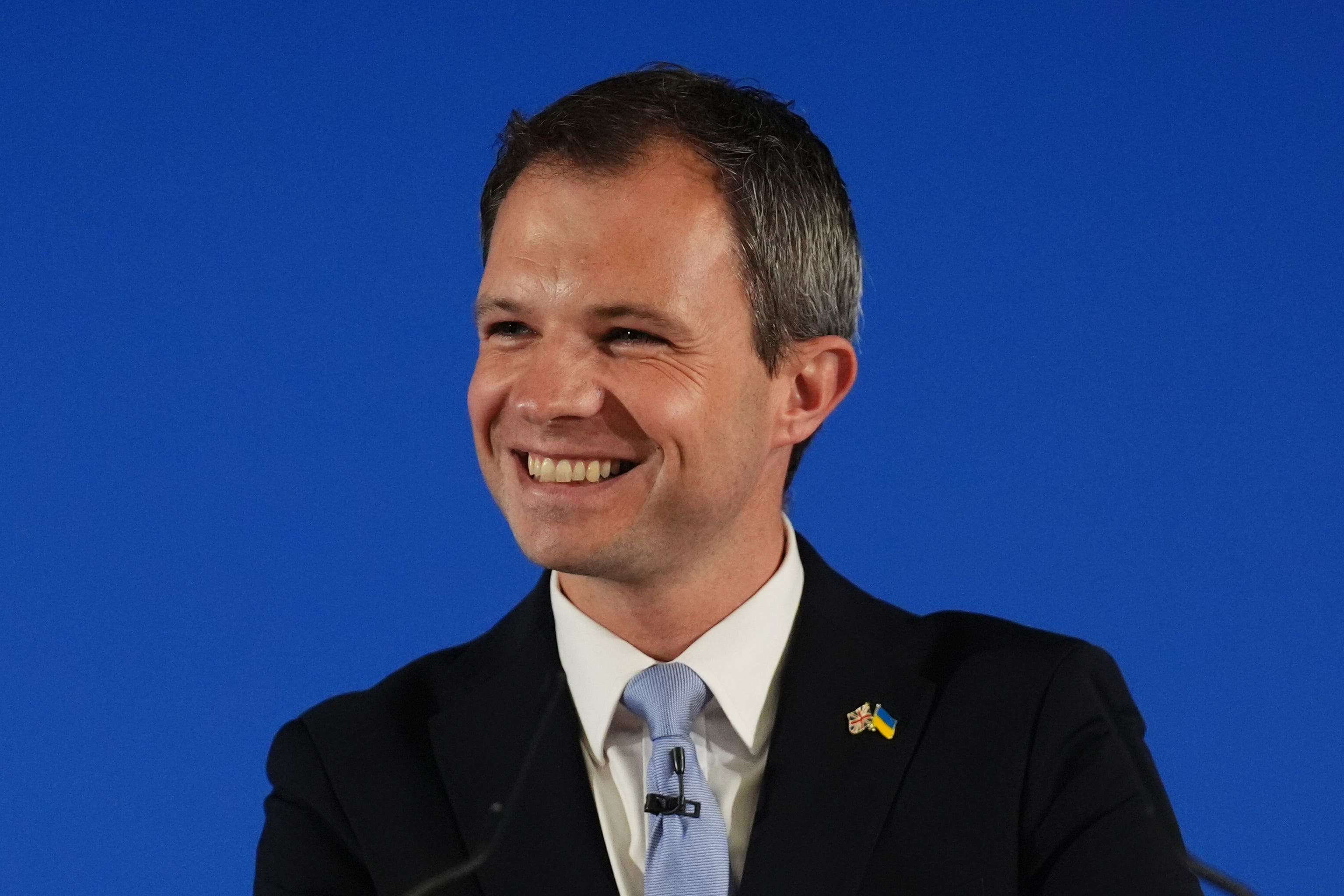 Shadow Scottish secretary Andrew Bowie addressed party members on Friday (Andrew Milligan/PA)