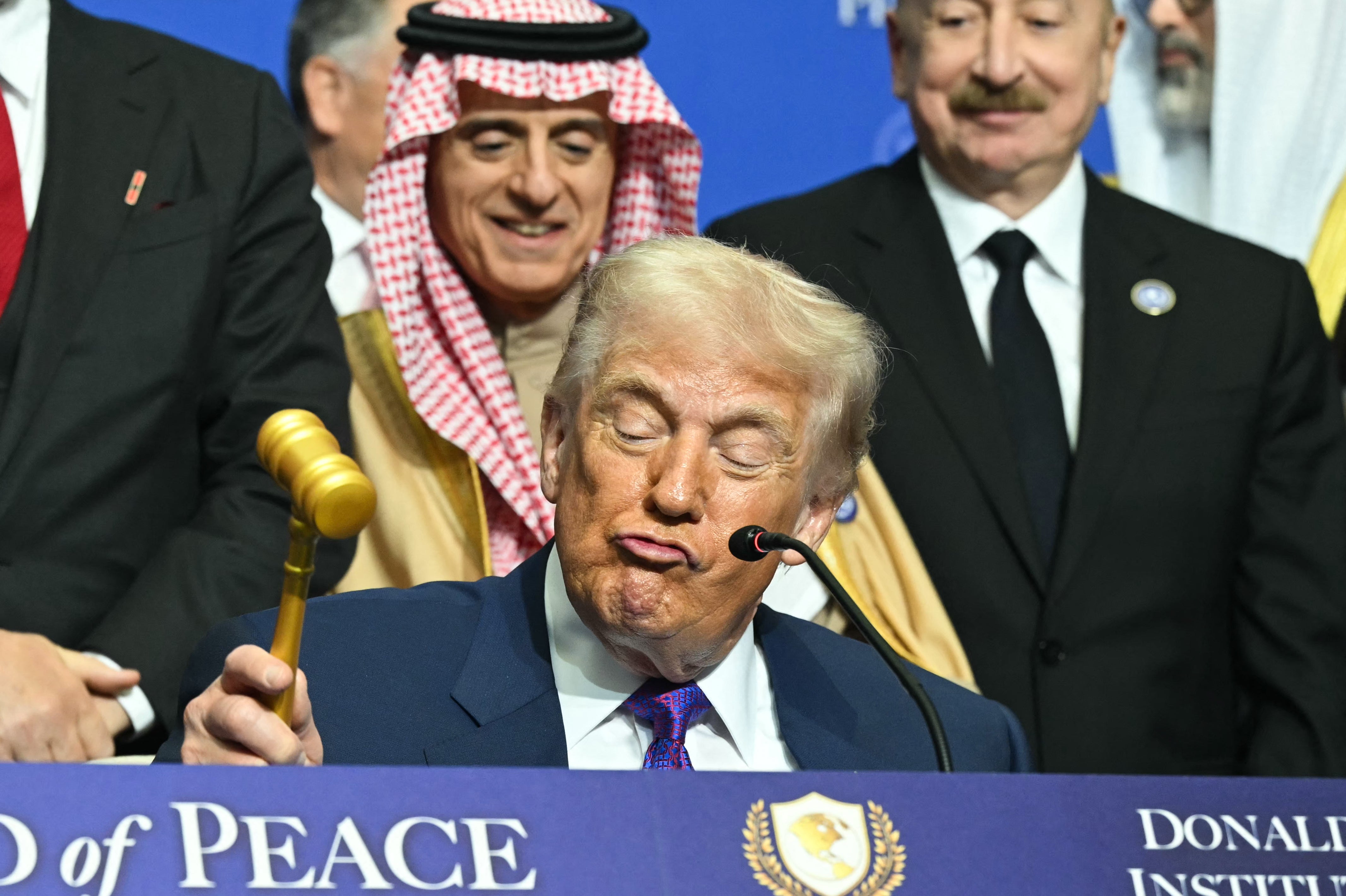 <p>Trump gavels an end to Board of Peace meeting</p>