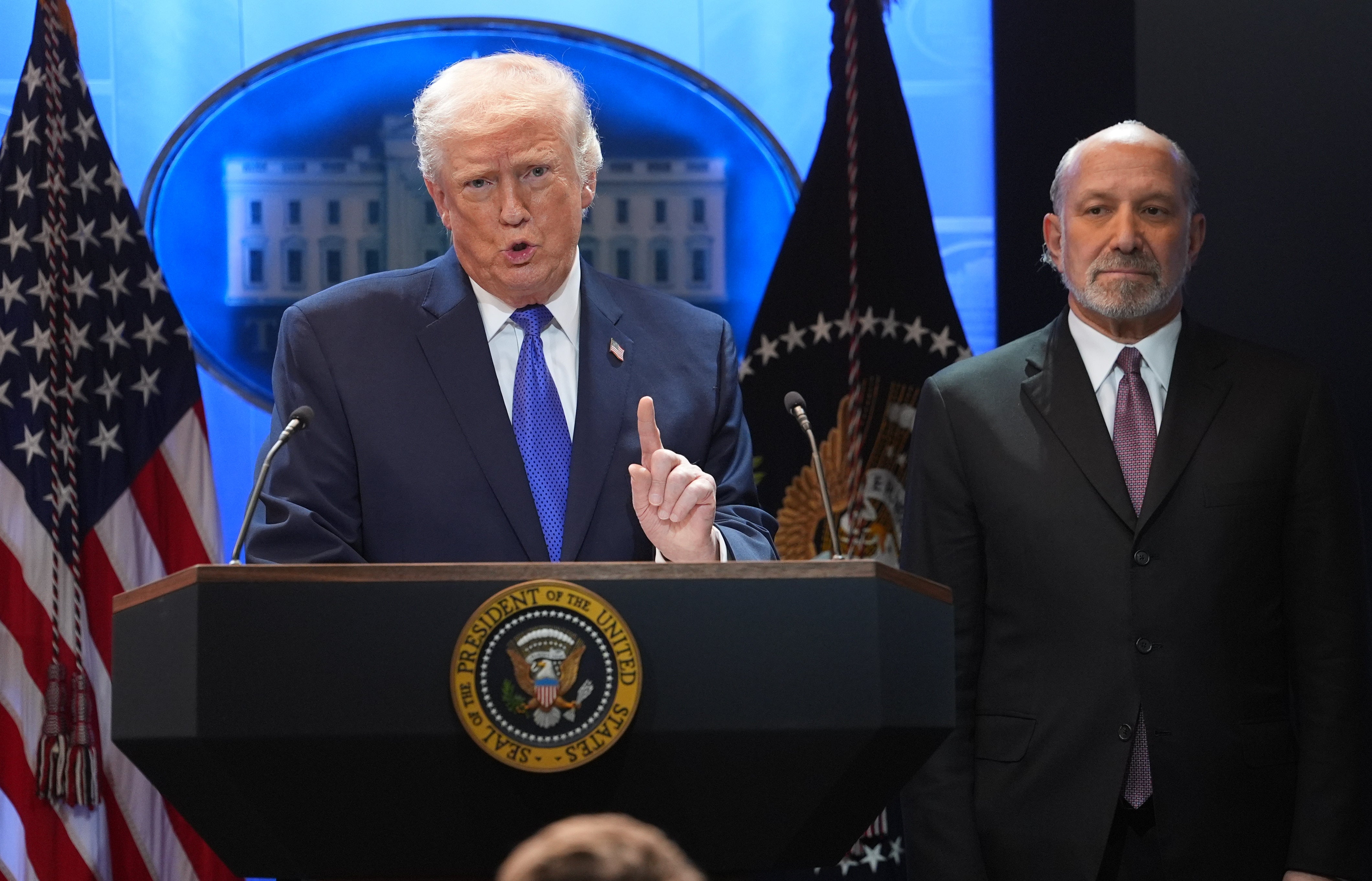 The 79-year-old president vowed to slap a 10 percent tariff on the globe via executive order