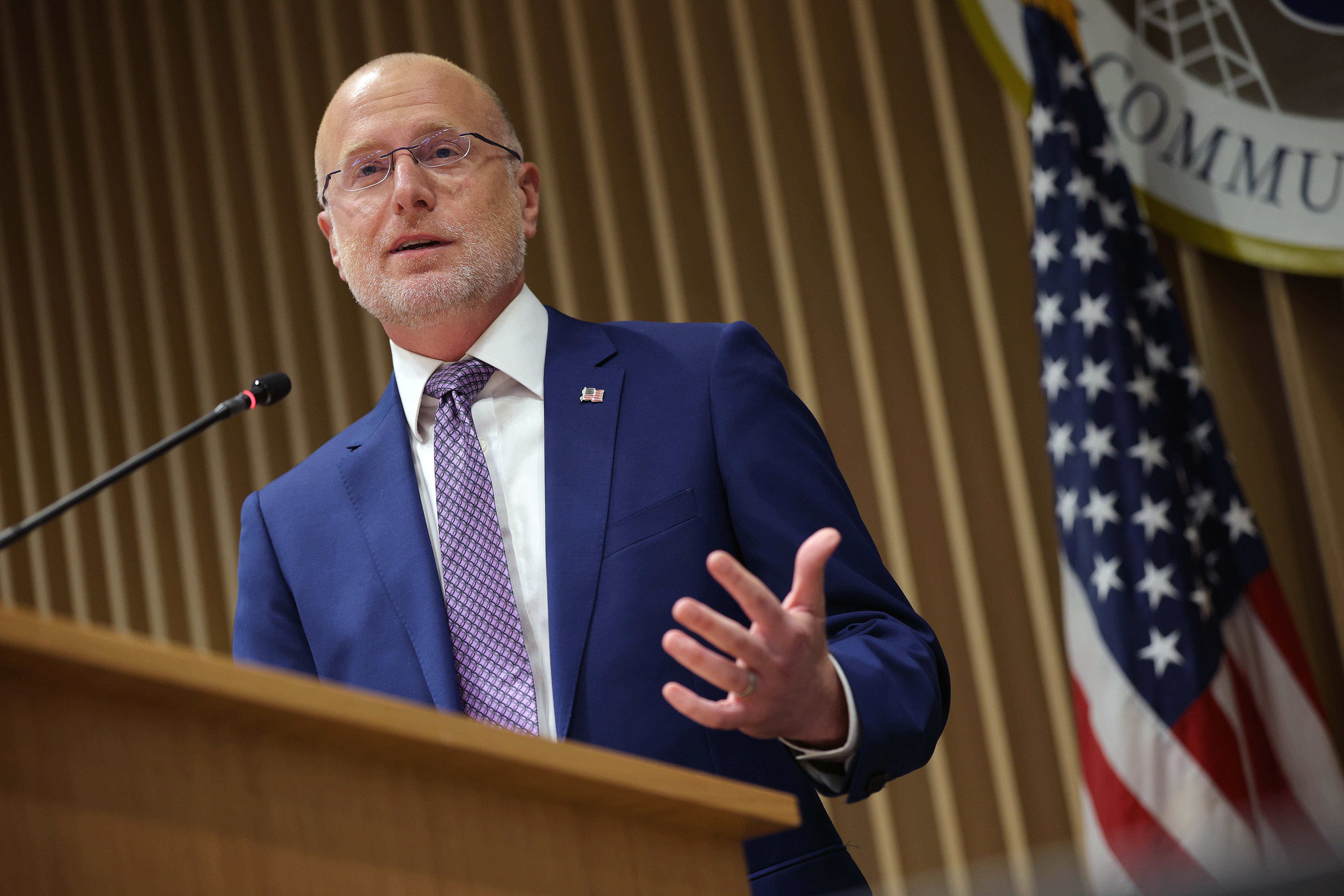 Brendan Carr, the chairman of the Federal Communications Commission, has urged networks to broadcast 'patriotic, pro-America' content for the country’s 250th birthday