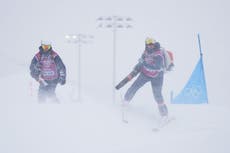 Winter Olympics live: Women’s halfpipe final postponed due to bad weather as Team GB go for curling gold