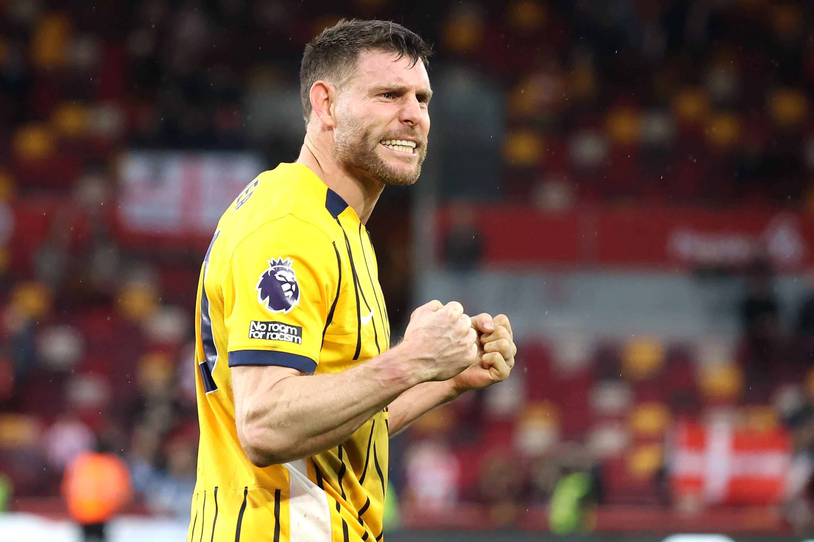 Brighton marked James Milner’s record-breaking 654th Premier League appearance with a win (Peter Tarry/PA)