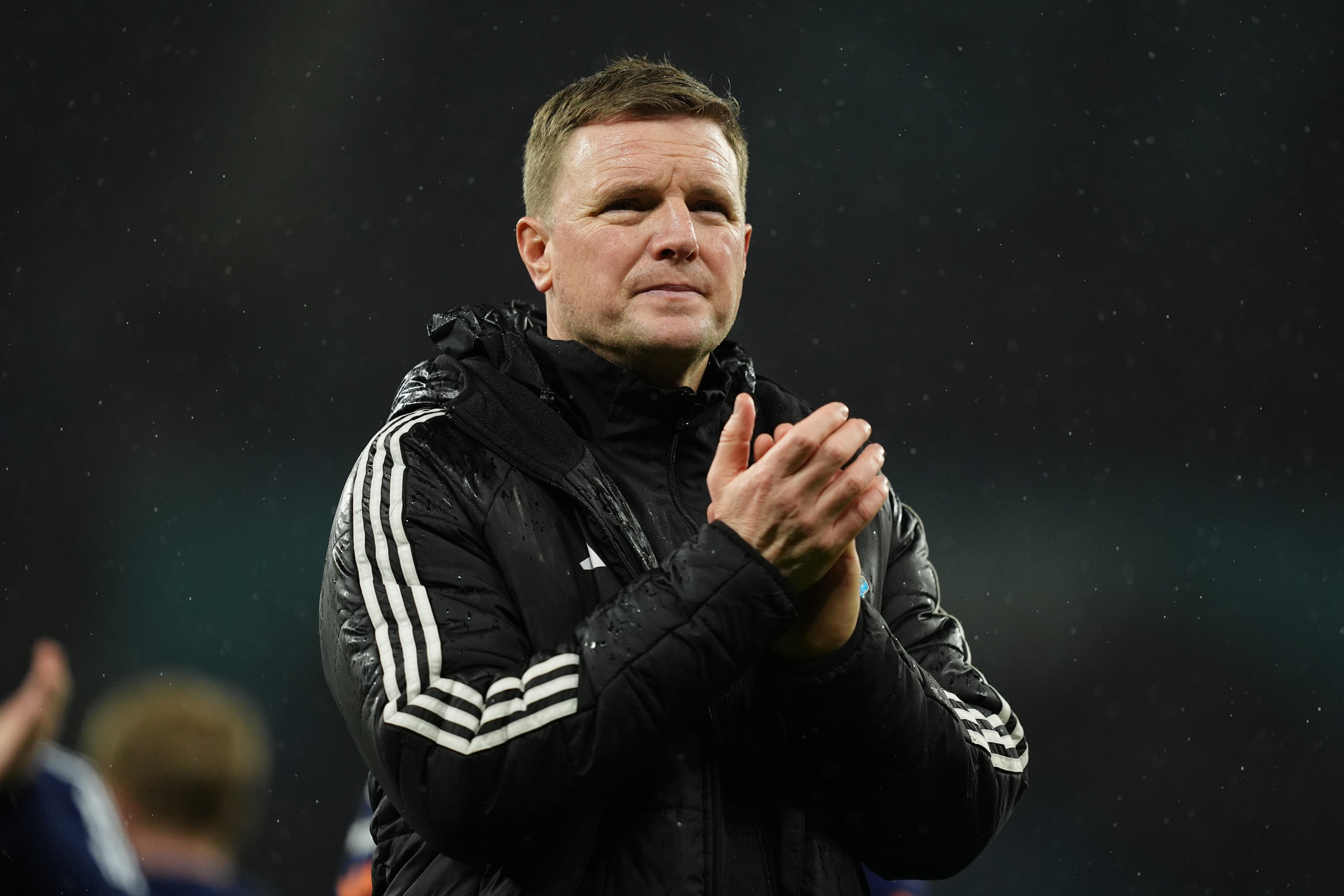 Eddie Howe was happy with Newcastle’s display at the Etihad Stadium (Martin Rickett/PA)