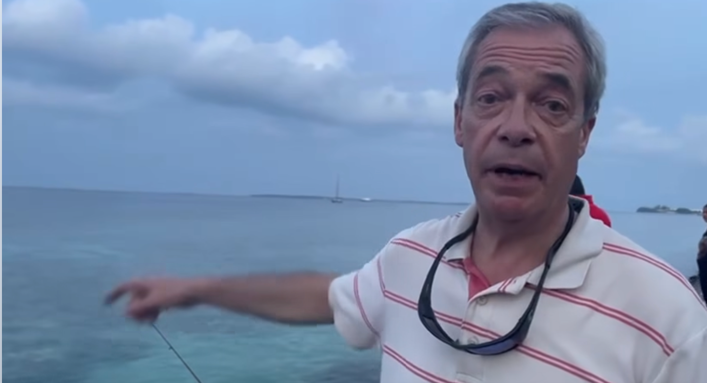 Nigel Farage claims the Maldives will challenge Chagos Islands deal