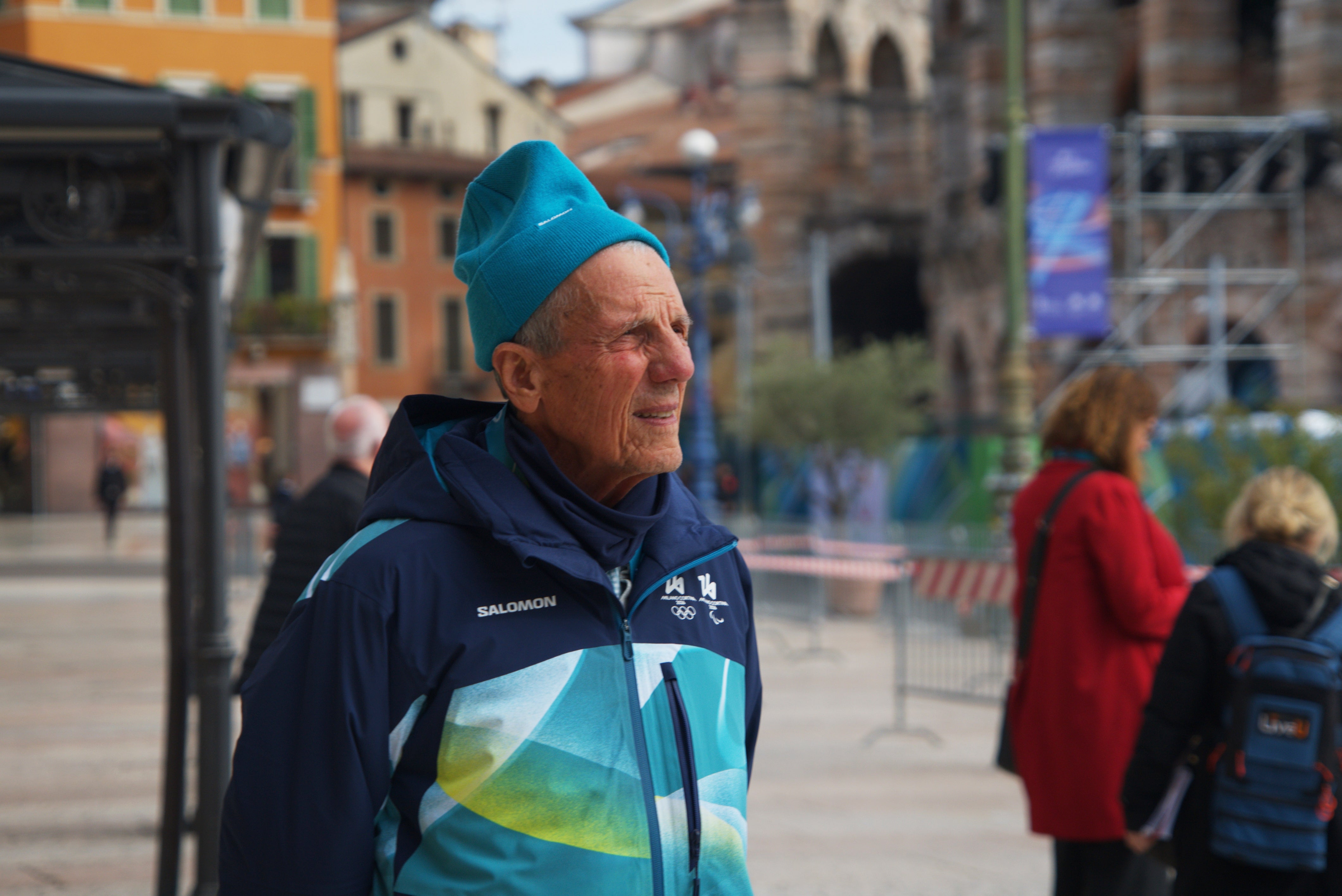 Milan Cortina-Oldest Volunteer