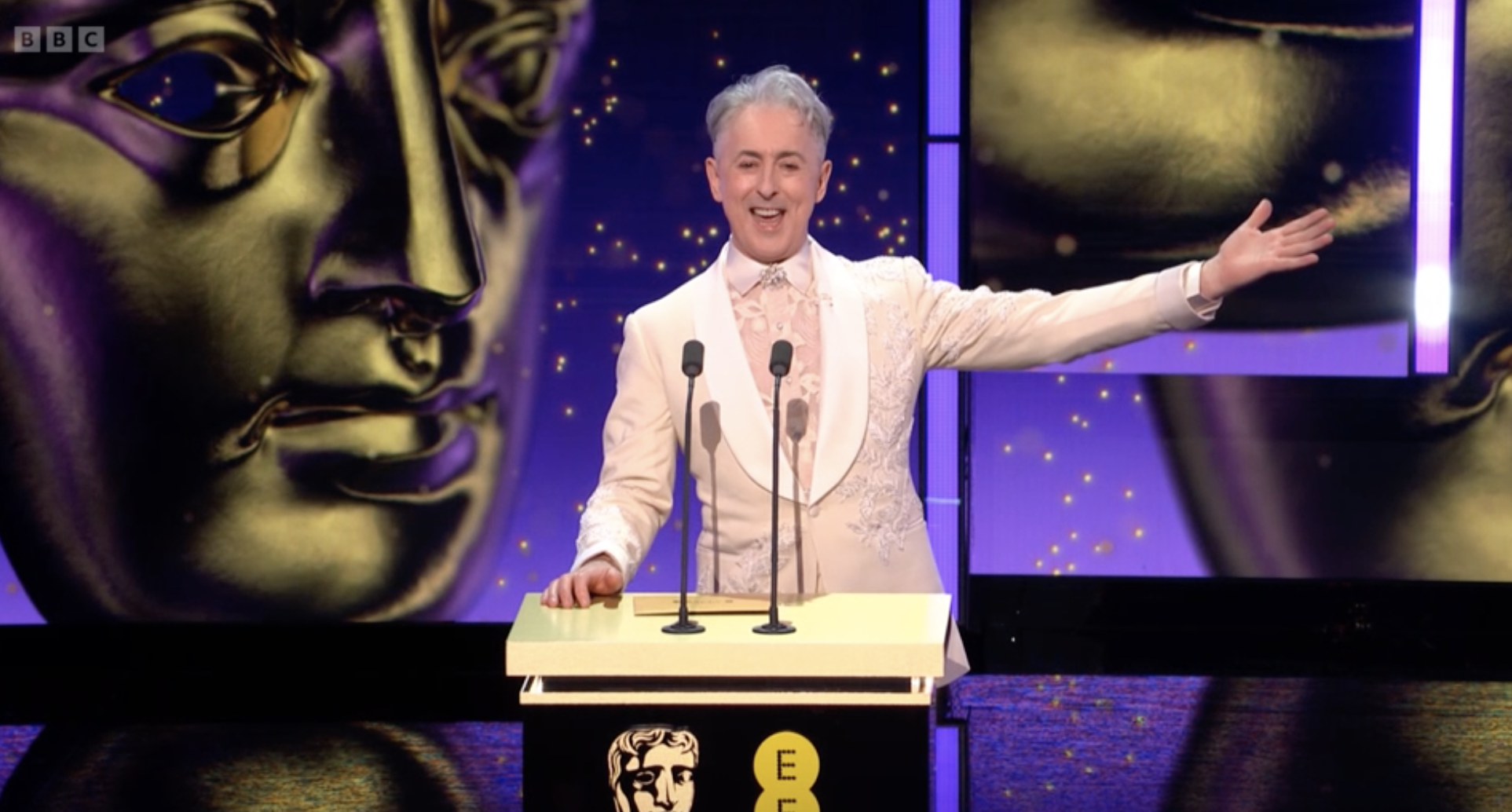 Alan Cumming hosting the Baftas