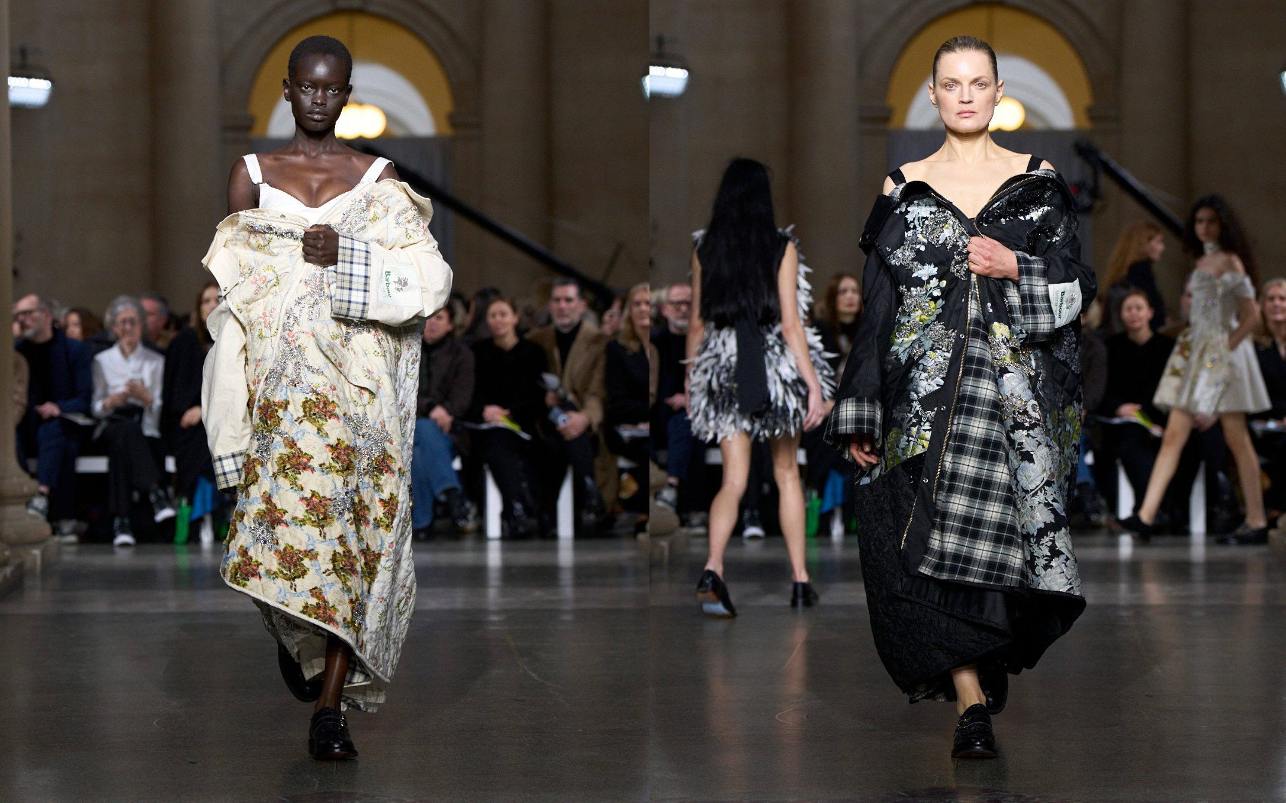 Erdem’s exclusive Barbour showpieces